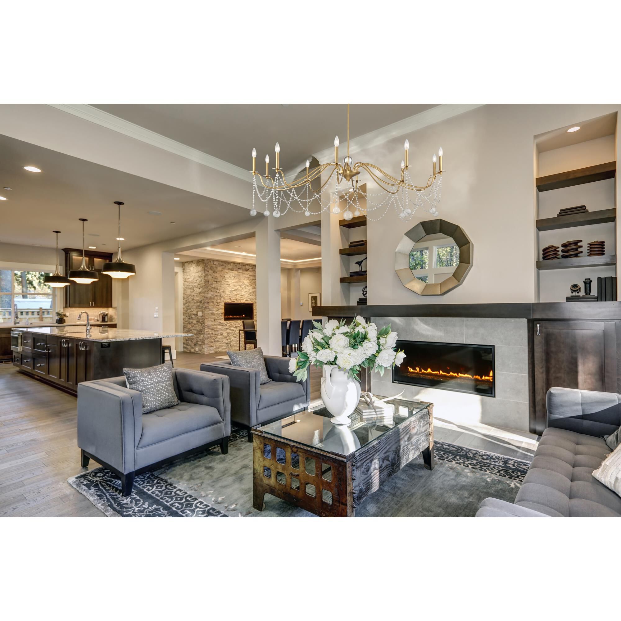 Mariposa 60 Inch Chandelier by Savoy House