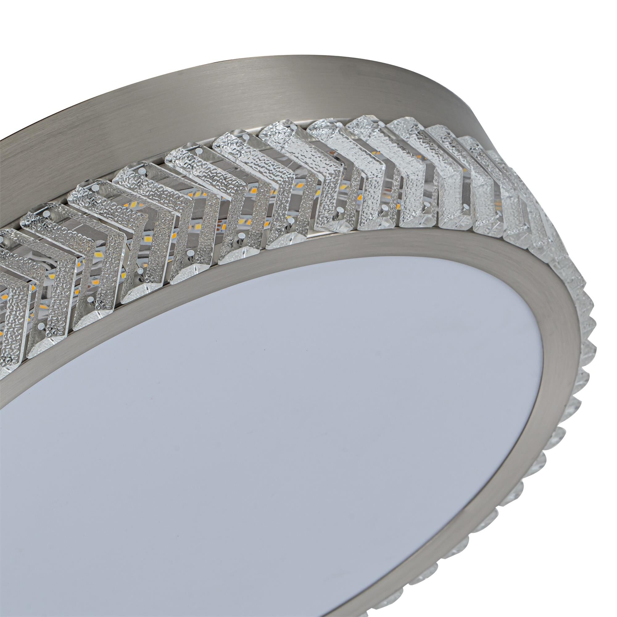 Shown in Brushed Nickel finish