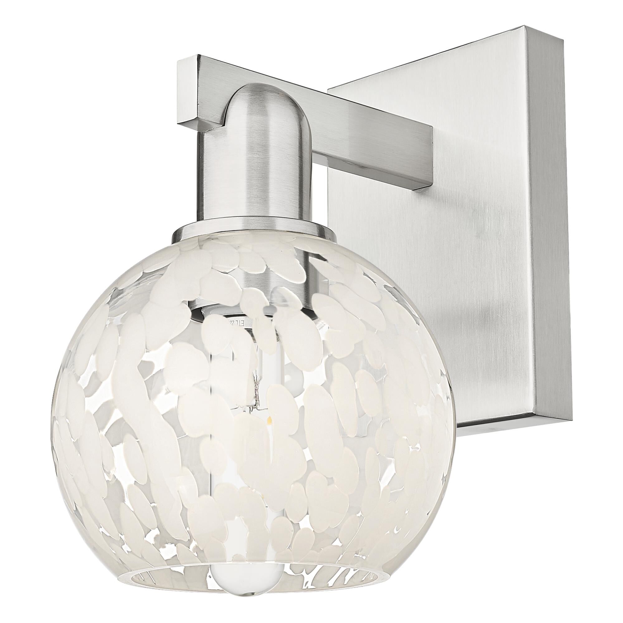 Bruno Marashlian White Mouchette 10 Inch Wall Sconce by Innovations Lighting
