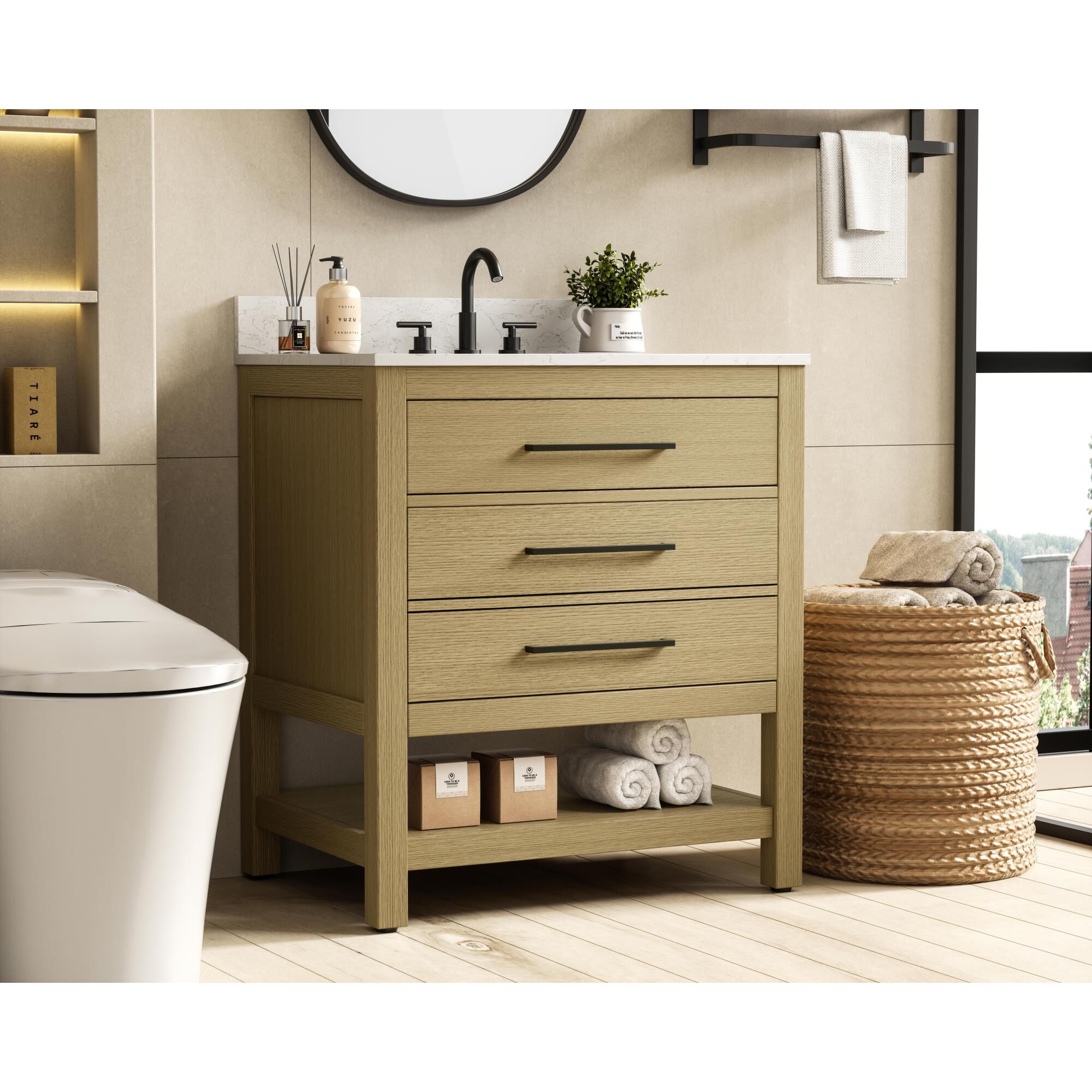 Karson 30 Inch Bath Vanity by Elegant Dcor