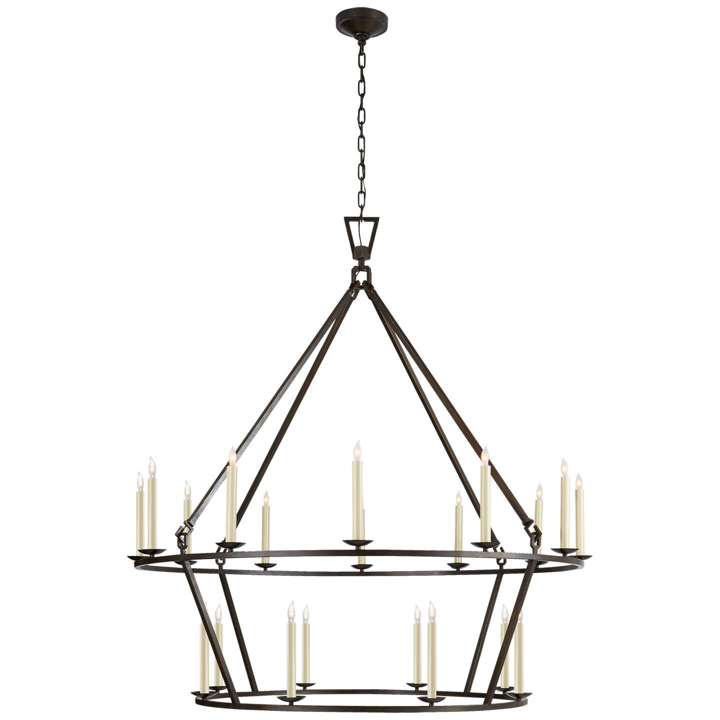 Chapman & Myers Darlana 50 Inch 20 Light Chandelier by Visual Comfort Signature Collection