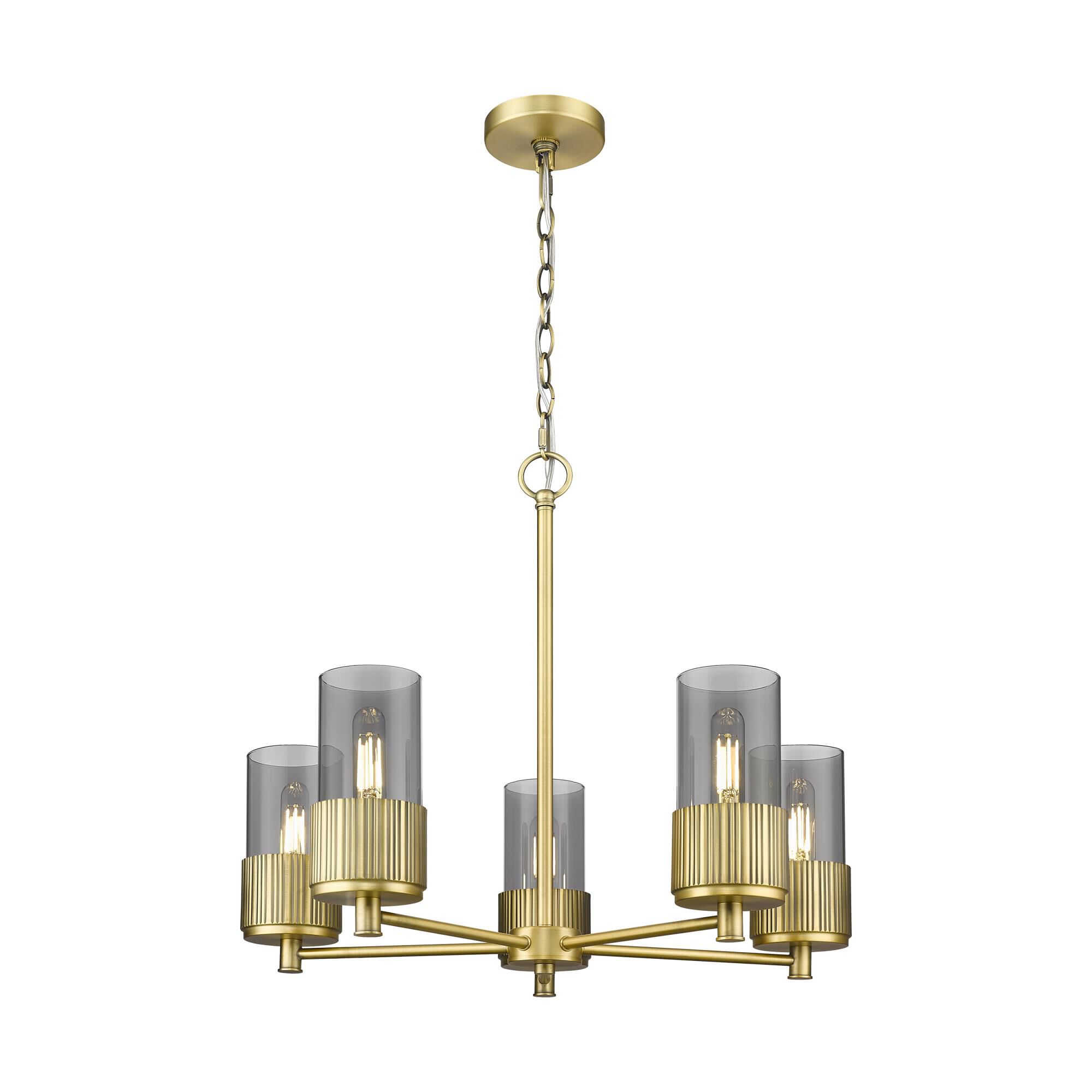 Bruno Marashlian Bolivar 25 Inch 5 Light Chandelier by Innovations Lighting
