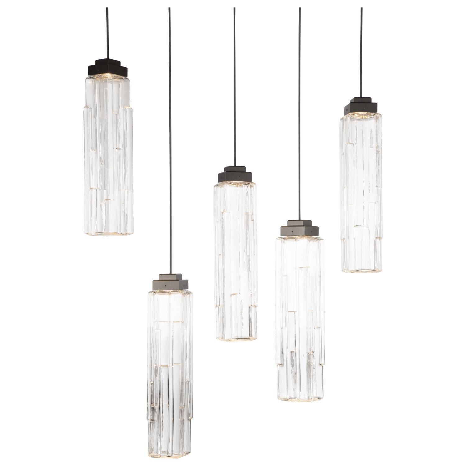 Ledgestone Linear Suspension Light by Hammerton Studio