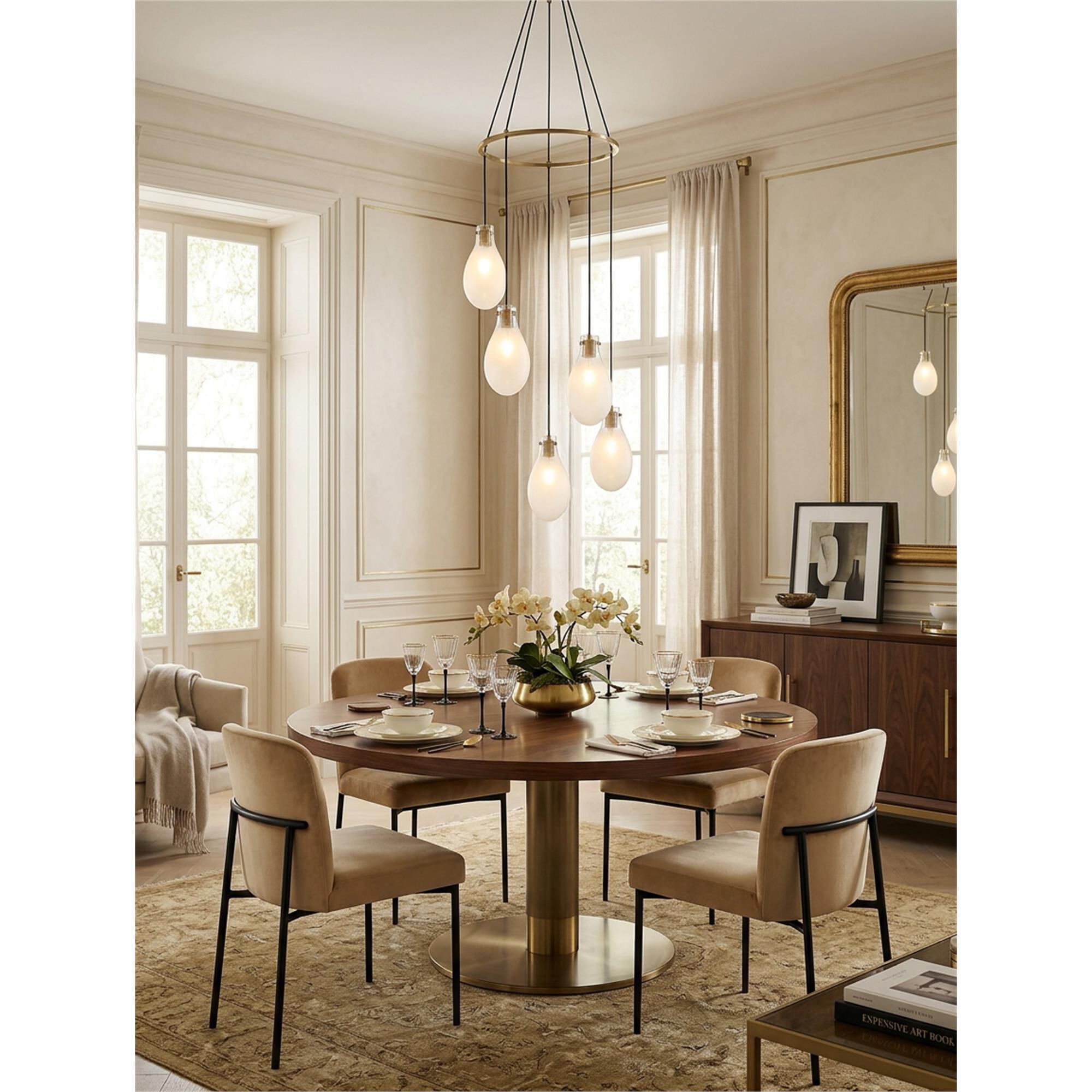 Davis 23 Inch Multi Light Pendant,