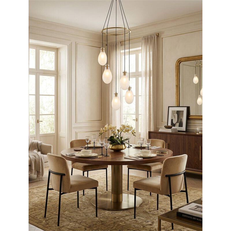Davis 23 Inch Multi Light Pendant by Crystorama