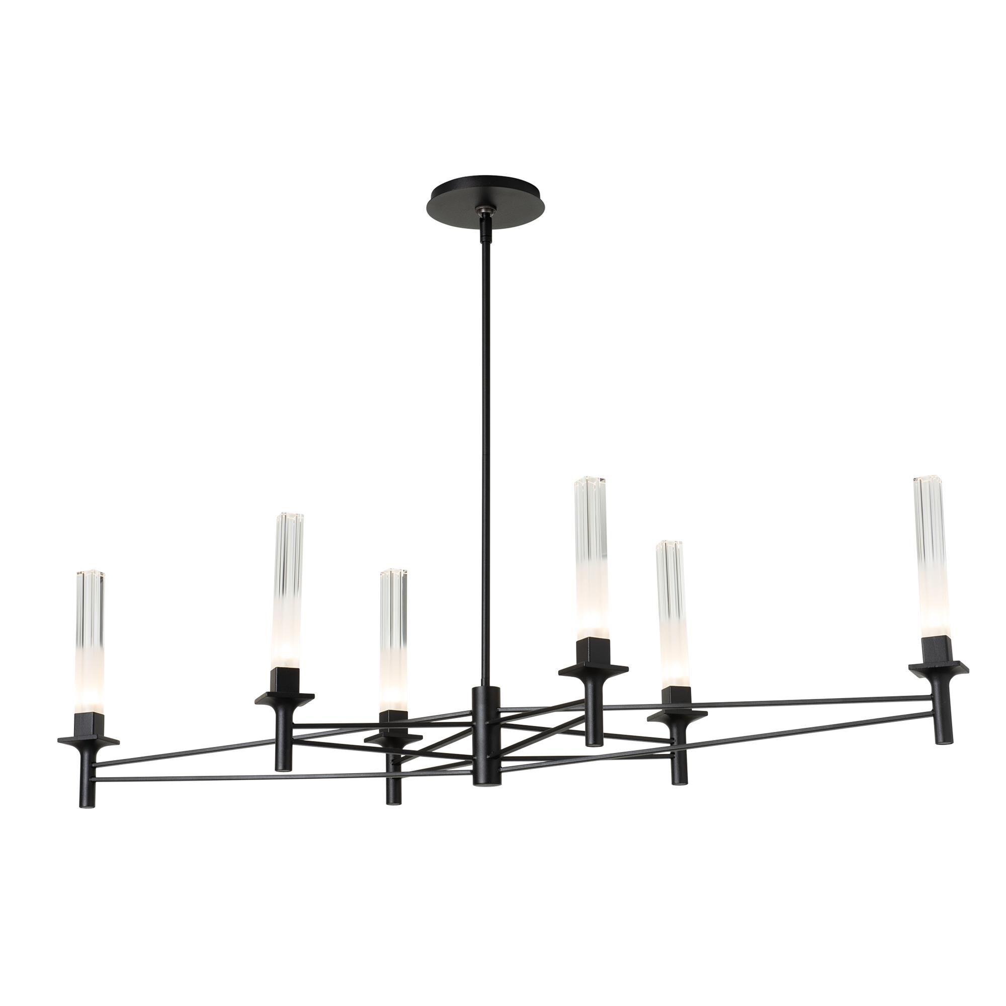 Shown in Black finish and Frosted shade