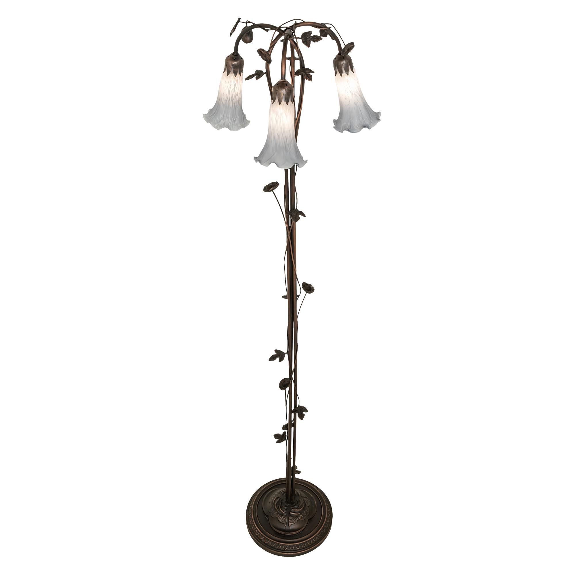 Gray 58 Inch Floor Lamp by Meyda Lighting