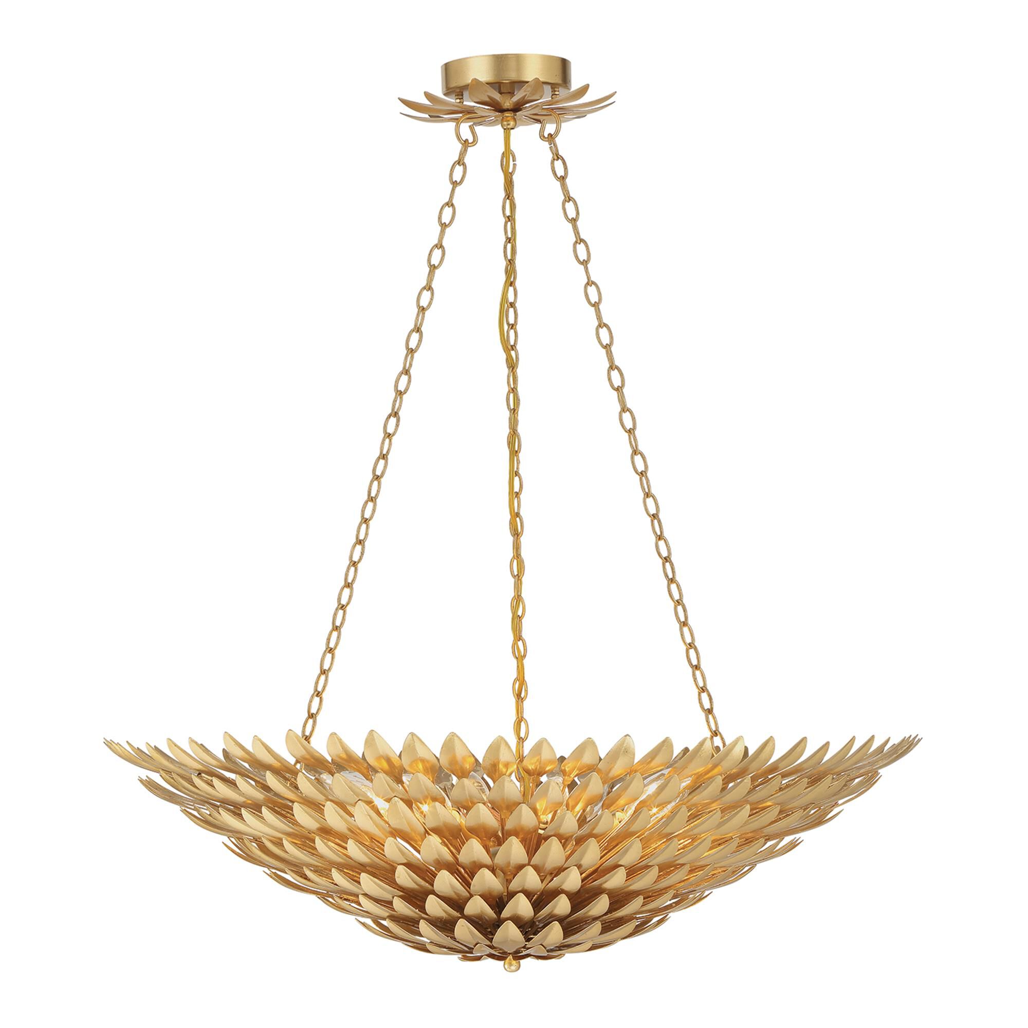 Shown in Antique Gold finish