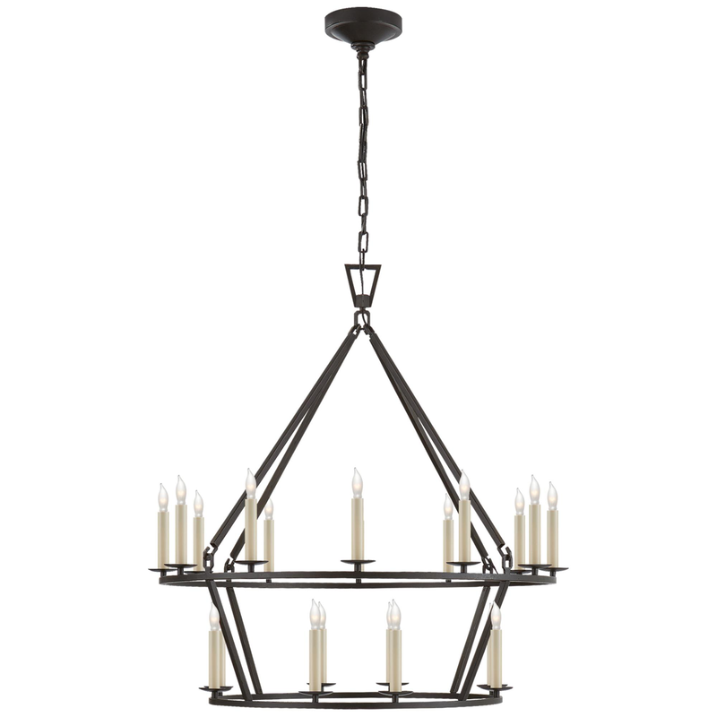 Chapman & Myers Darlana 30 Inch 20 Light Chandelier by Visual Comfort Signature Collection