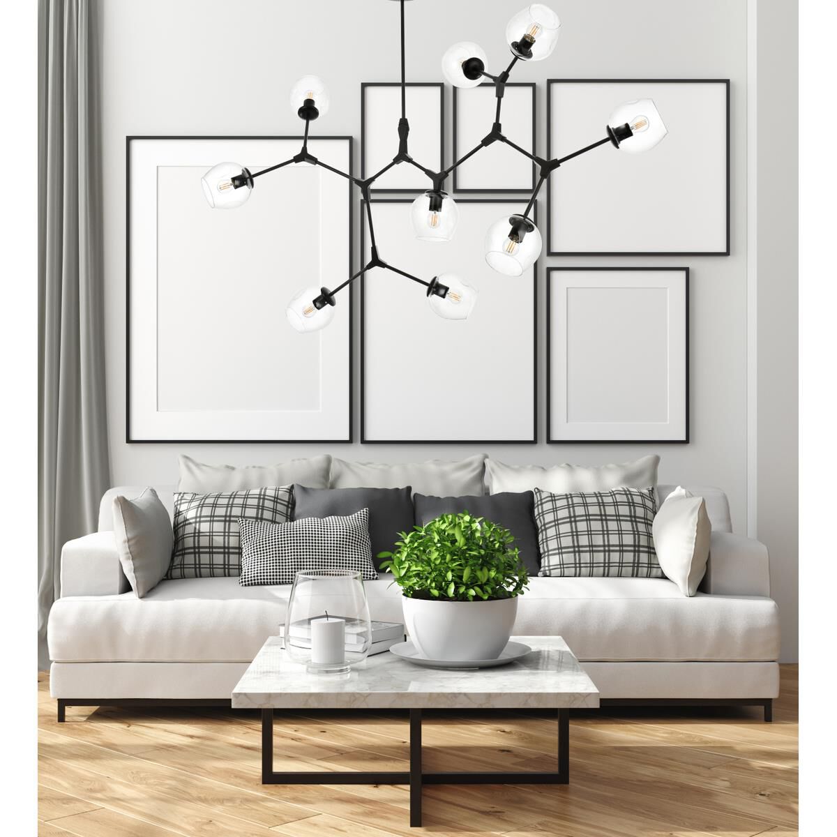 Cavoli 60 Inch Linear Suspension Light by Elegant Lighting