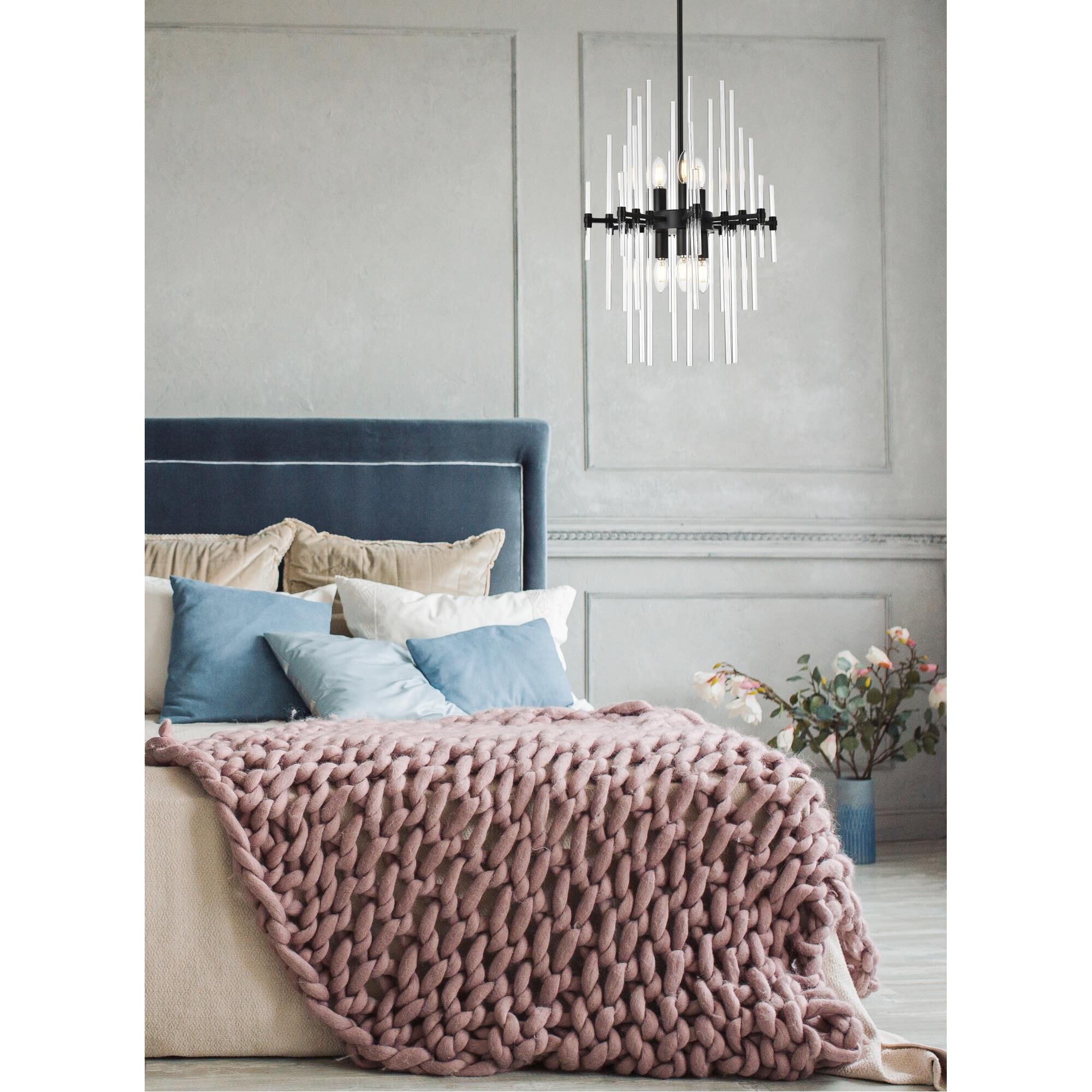 Sienna 17 Inch Large Pendant by Elegant Lighting