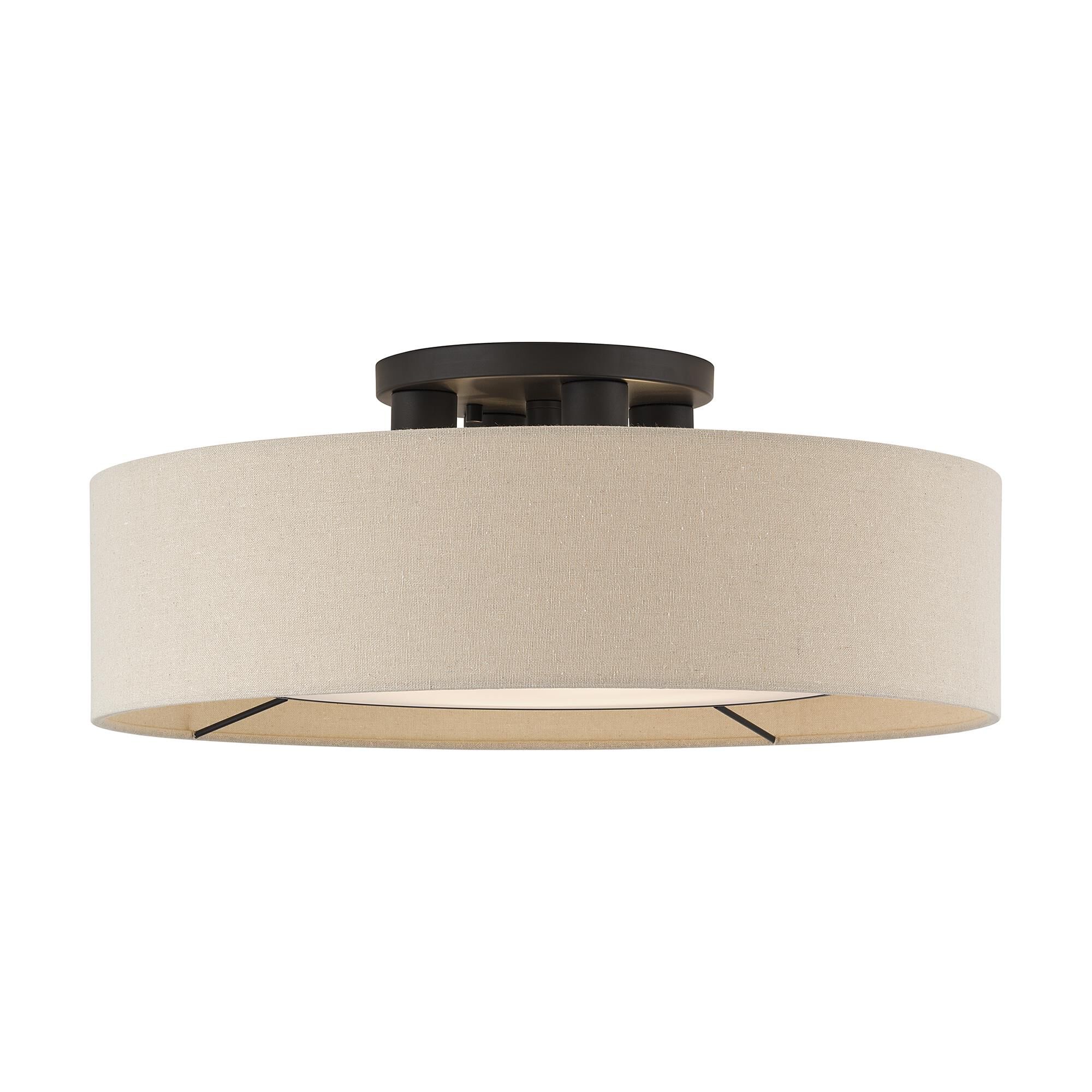 Ellsworth 21 Inch Semi Flush Mount by Livex Lighting