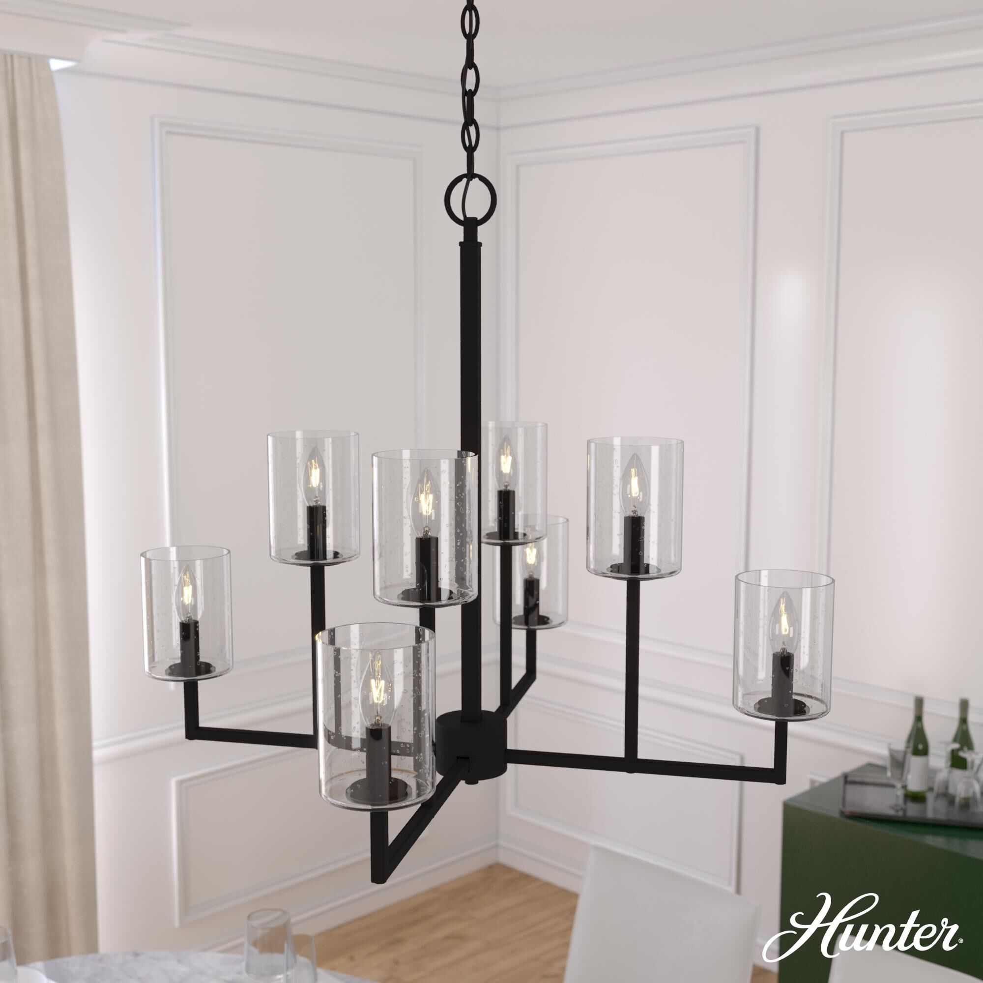 Kerrison 24 Inch 6 Light Chandelier by Hunter Fan