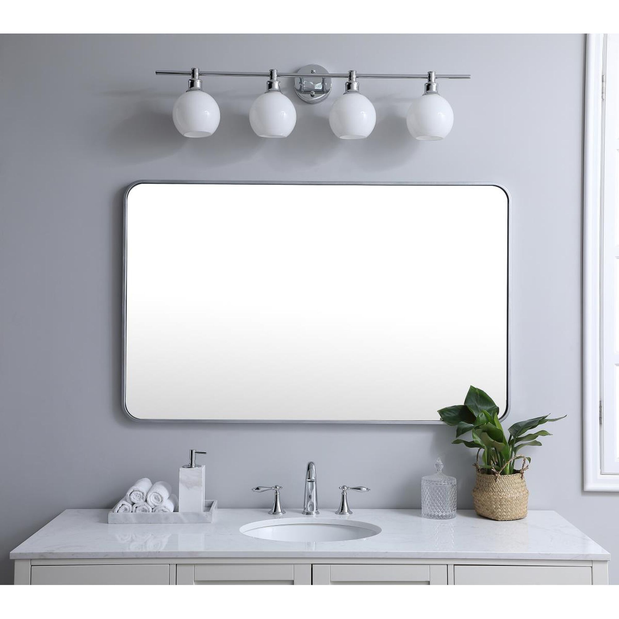 Shown in Silver finish