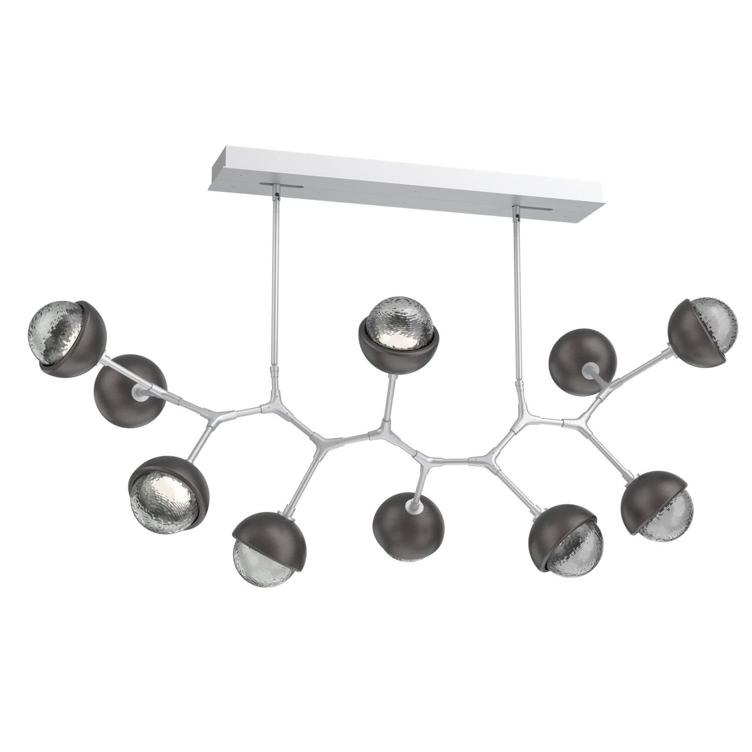 Levi Wilson Cabochon 56 Inch Linear Suspension Light by Hammerton Studio