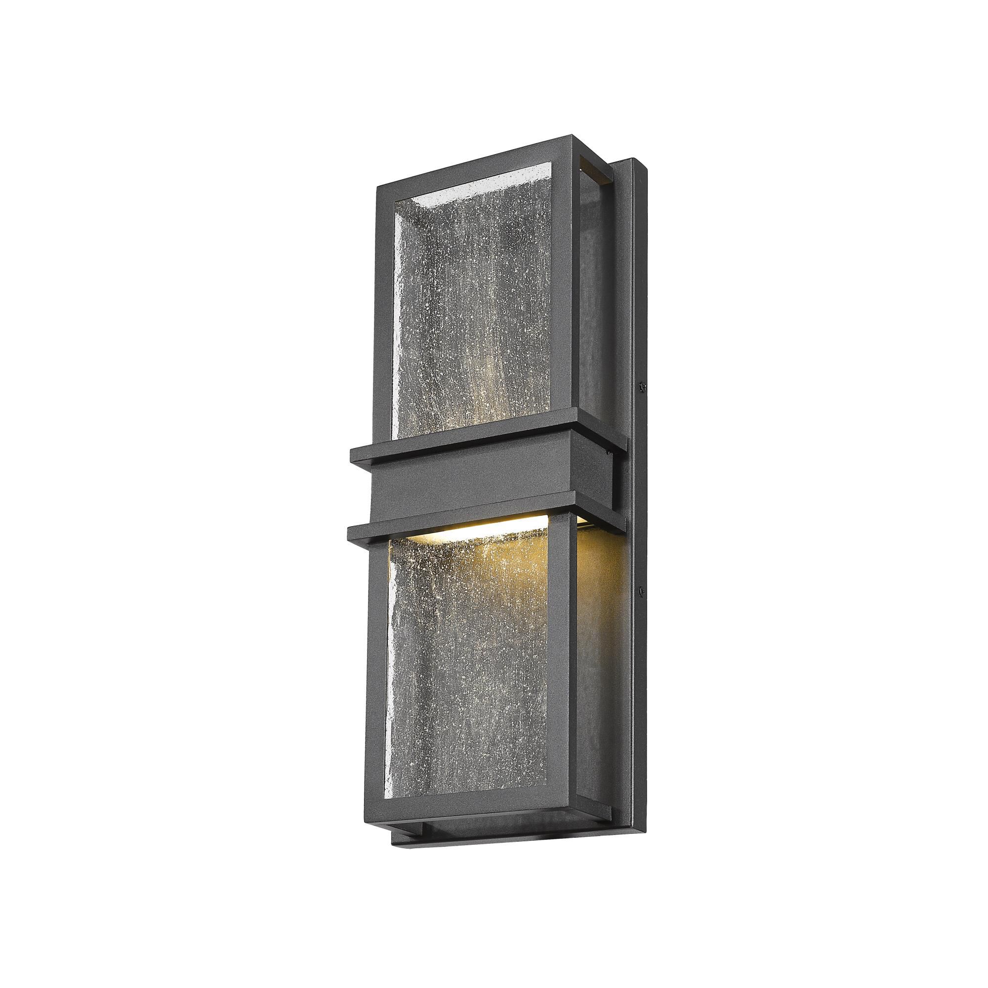 Eclipse 18 Inch Tall 2 Light LED Outdoor Wall Light by Z-Lite