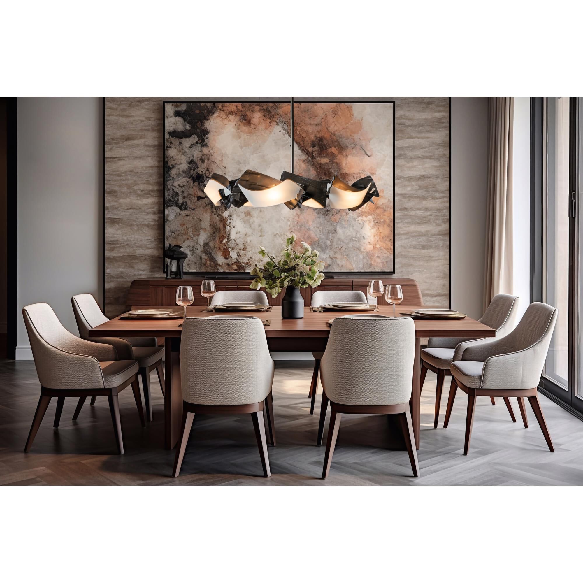 Crest 38 Inch Chandelier by Hubbardton Forge