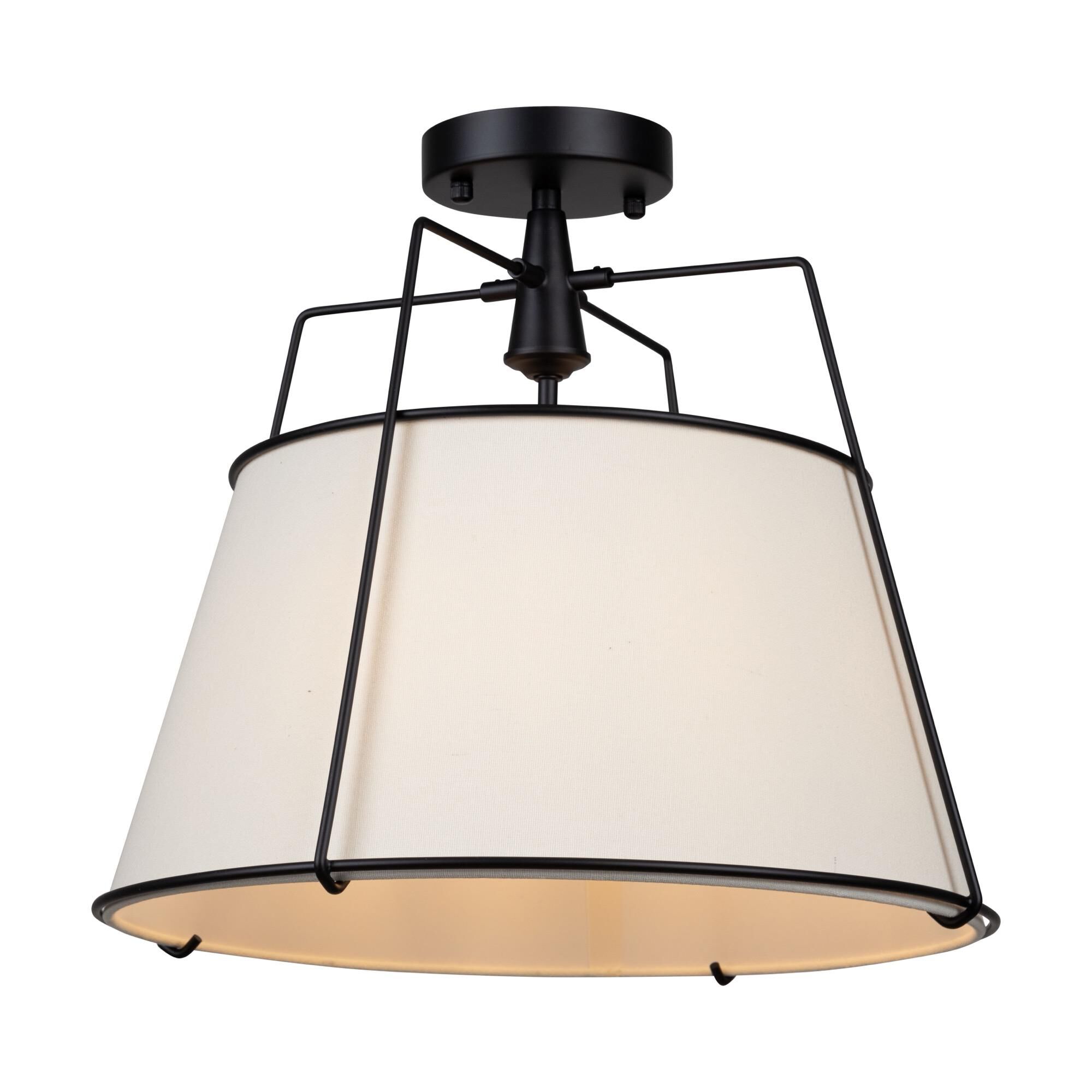 Steven Sabados (S&C) Pullman 17 Inch 3 Light Semi Flush Mount,