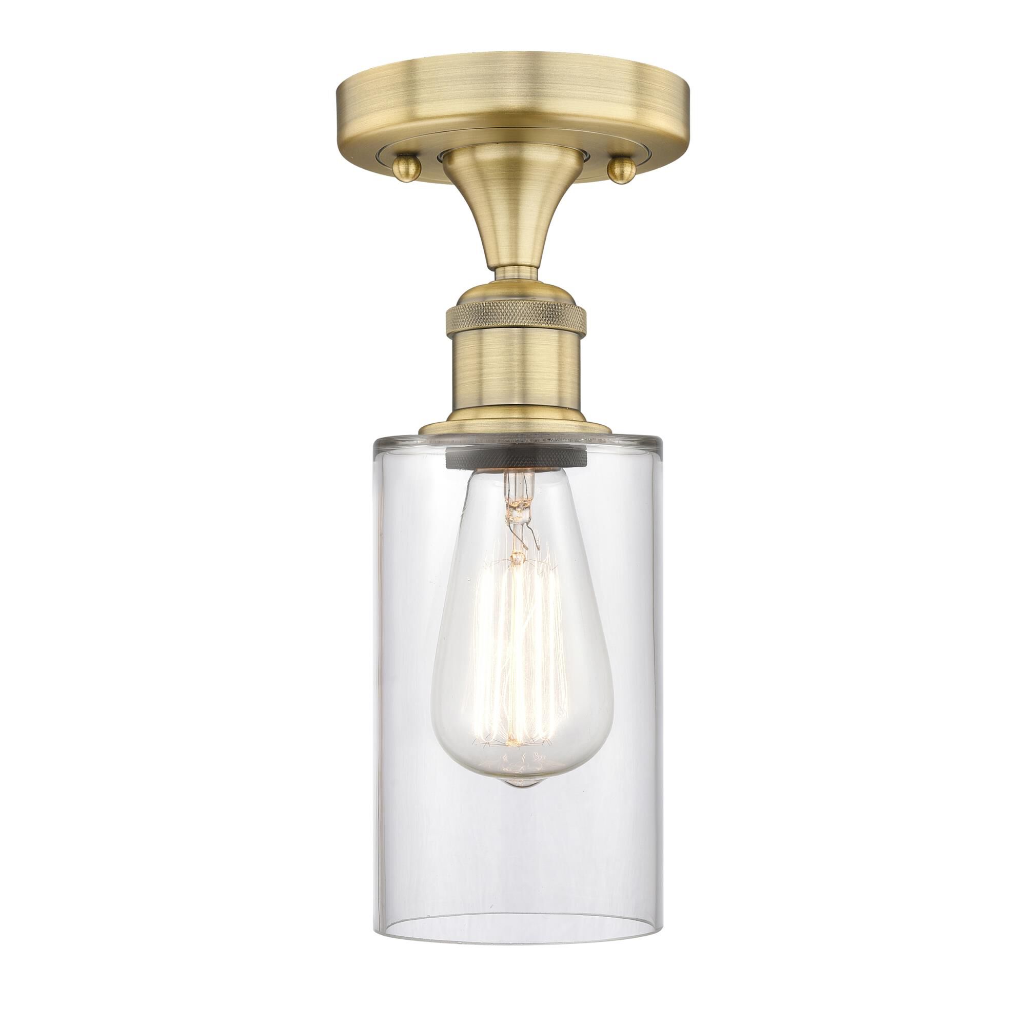 Bruno Marashlian Clymer 3 Inch 1 Light Semi Flush Mount by Innovations Lighting