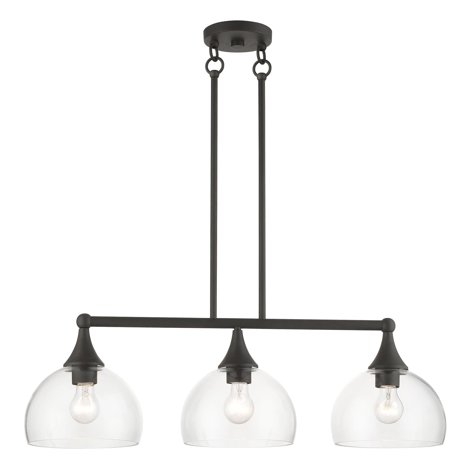 Glendon 30 Inch 3 Light Linear Suspension Light by Livex Lighting