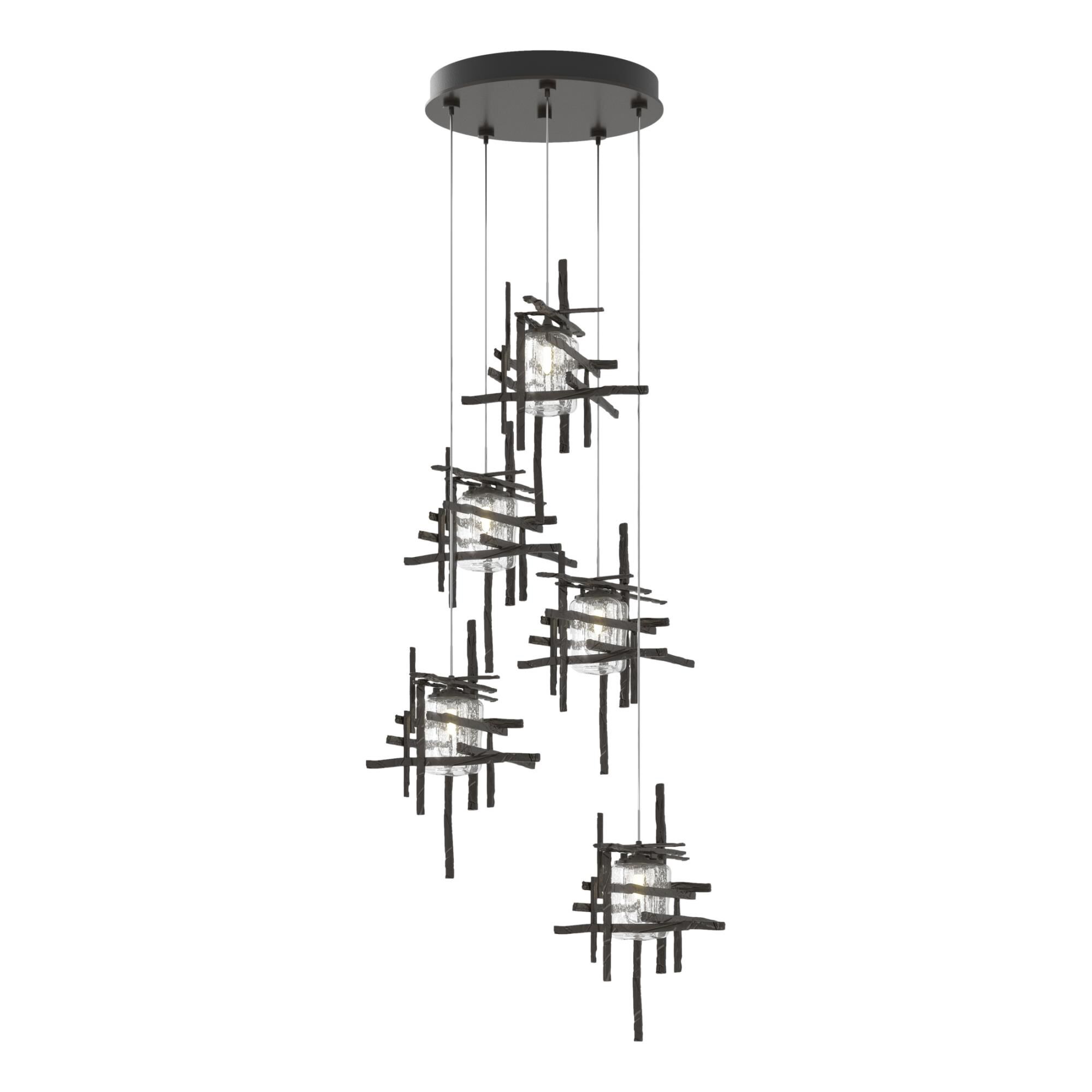 Tura 27 Inch 5 Light Multi Light Pendant,