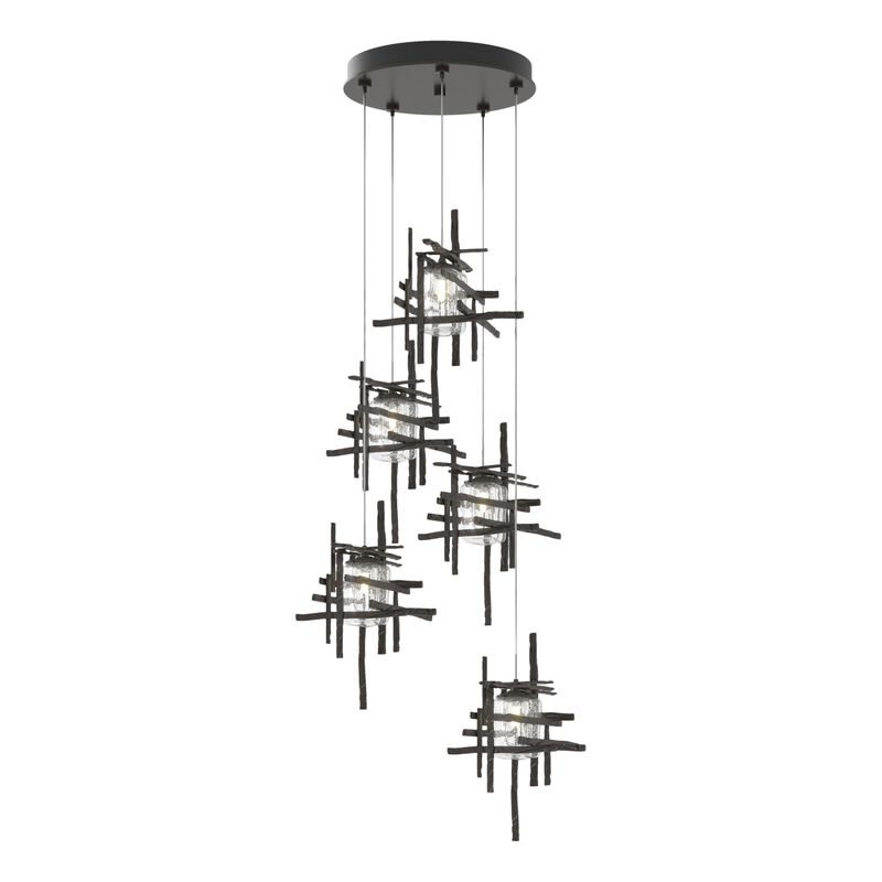 Tura 27 Inch 5 Light Multi Light Pendant by Hubbardton Forge