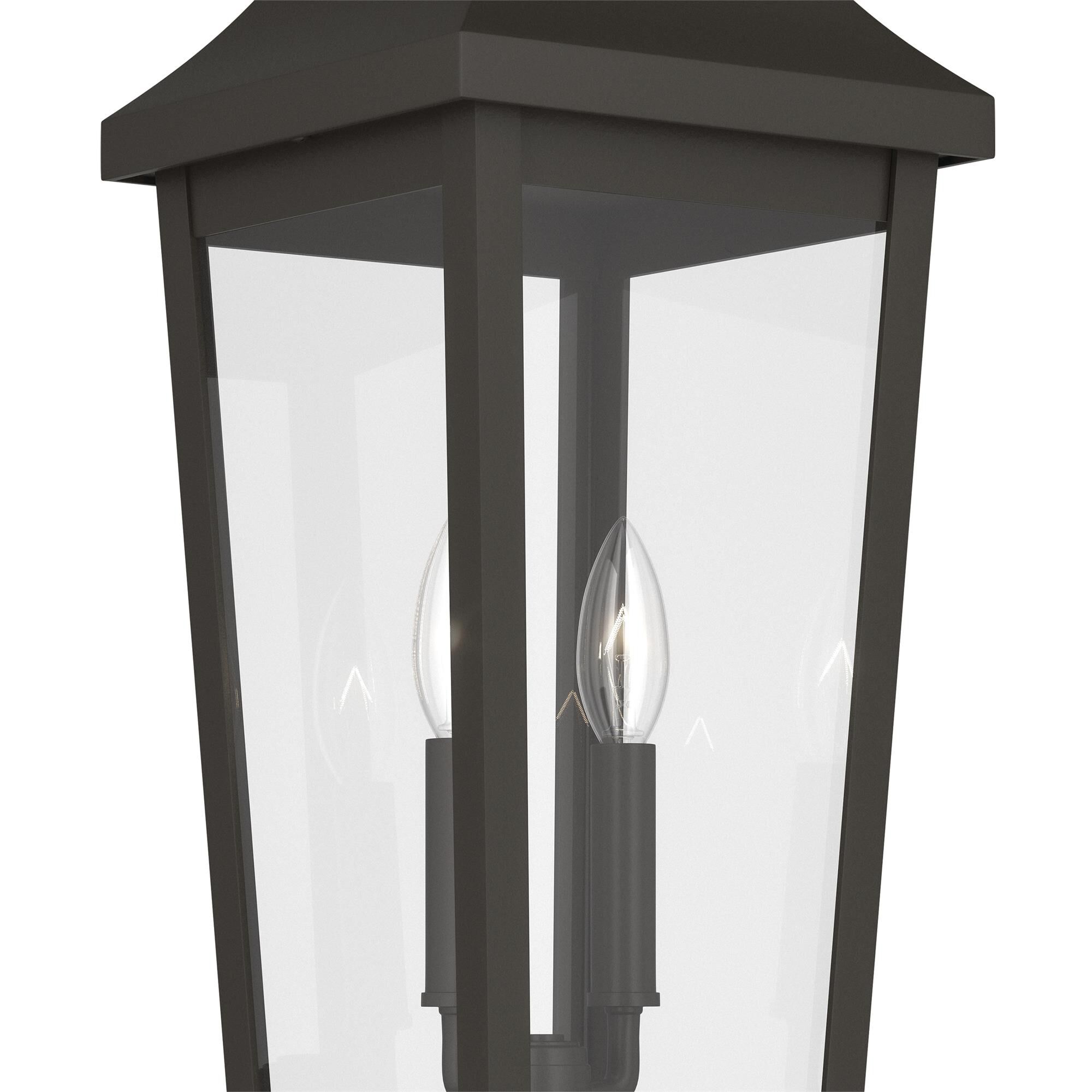 Shown in Olde Bronze finish and Clear glass
