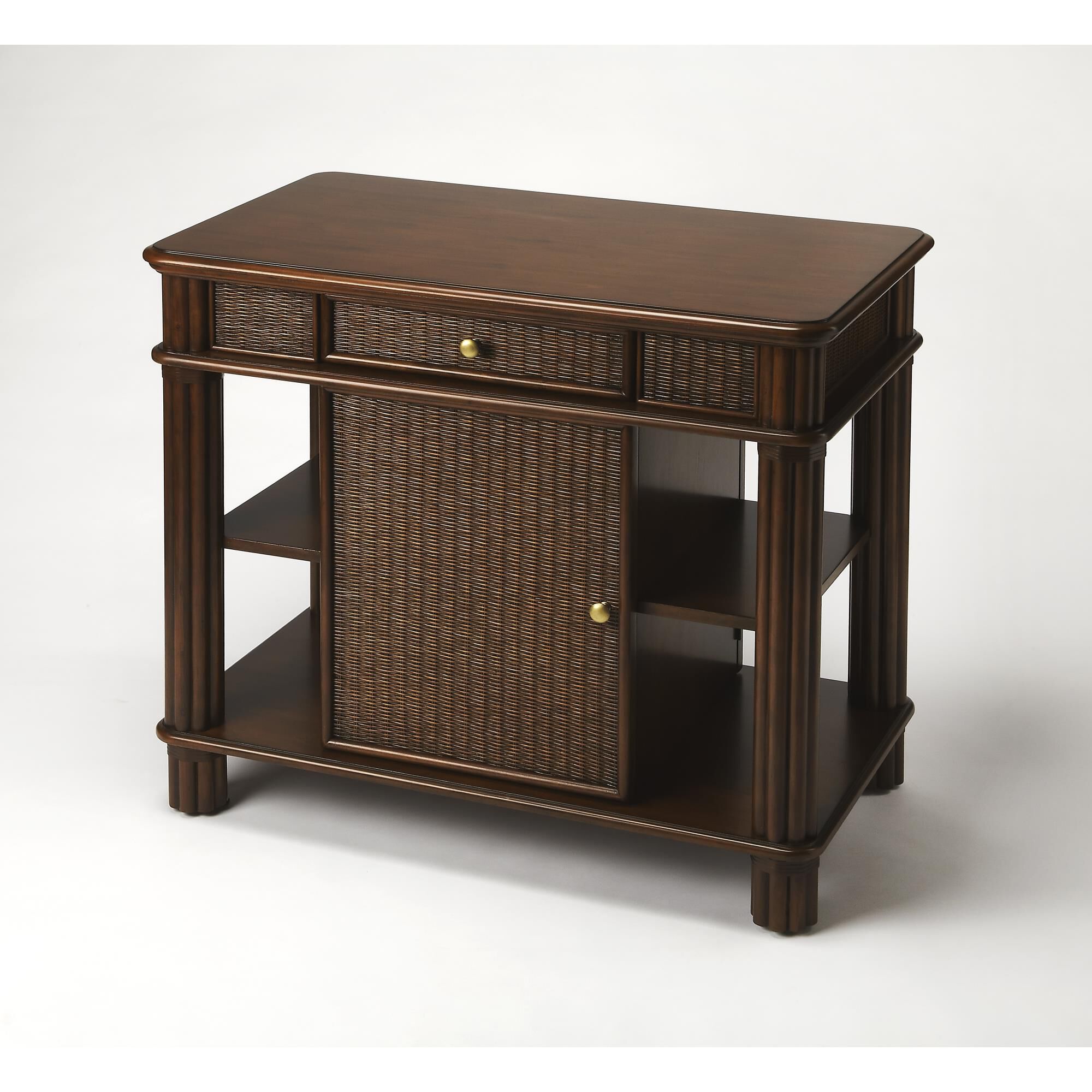 Shown in Chestnut Rattan finish