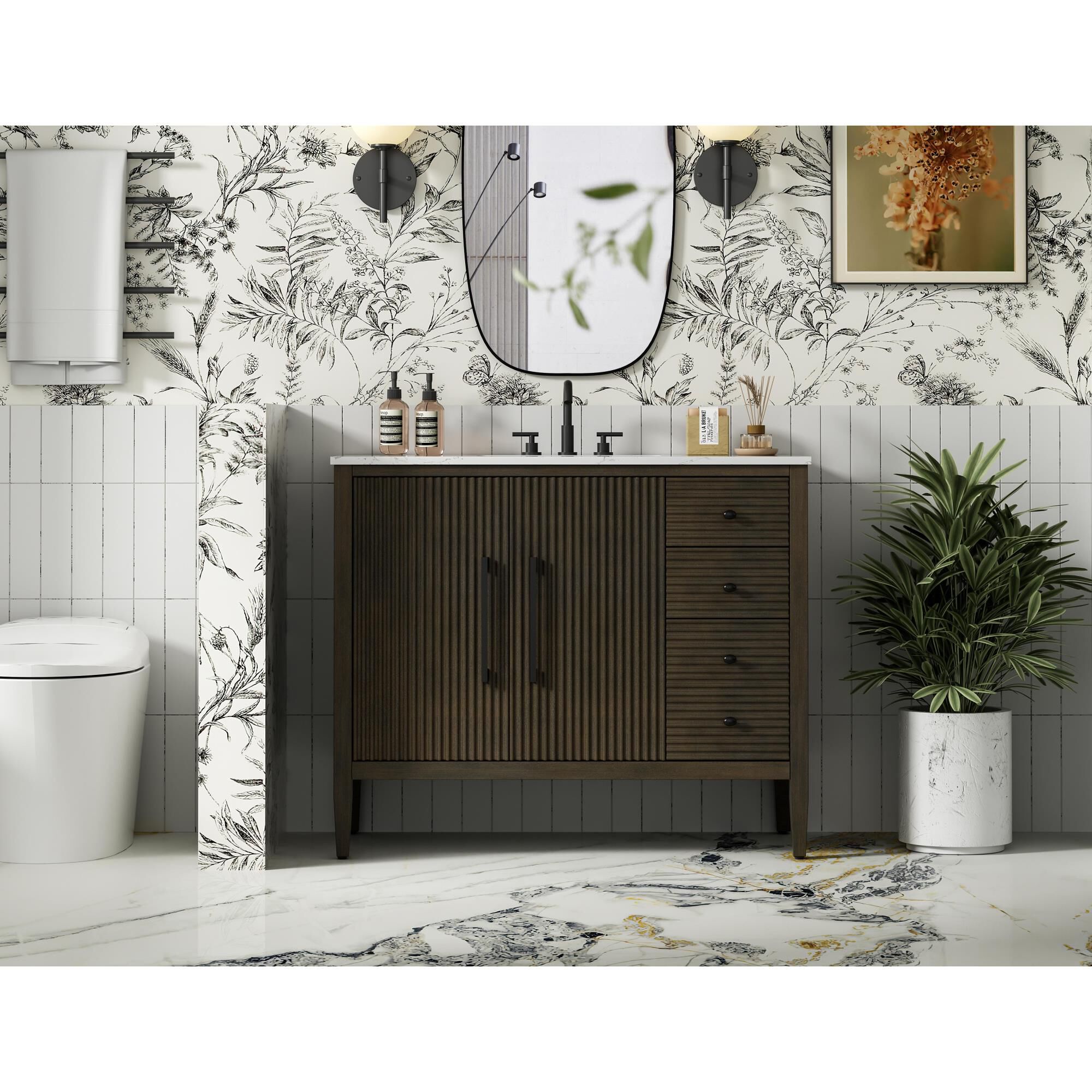 Blakely 42 Inch Bath Vanity by Elegant Dcor