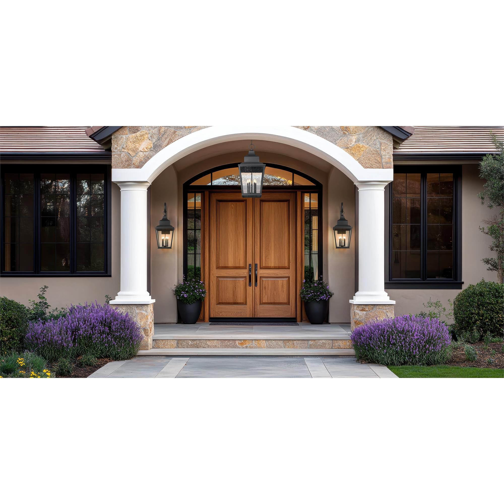 Raphael 37 Inch Outdoor Hanging Lantern,