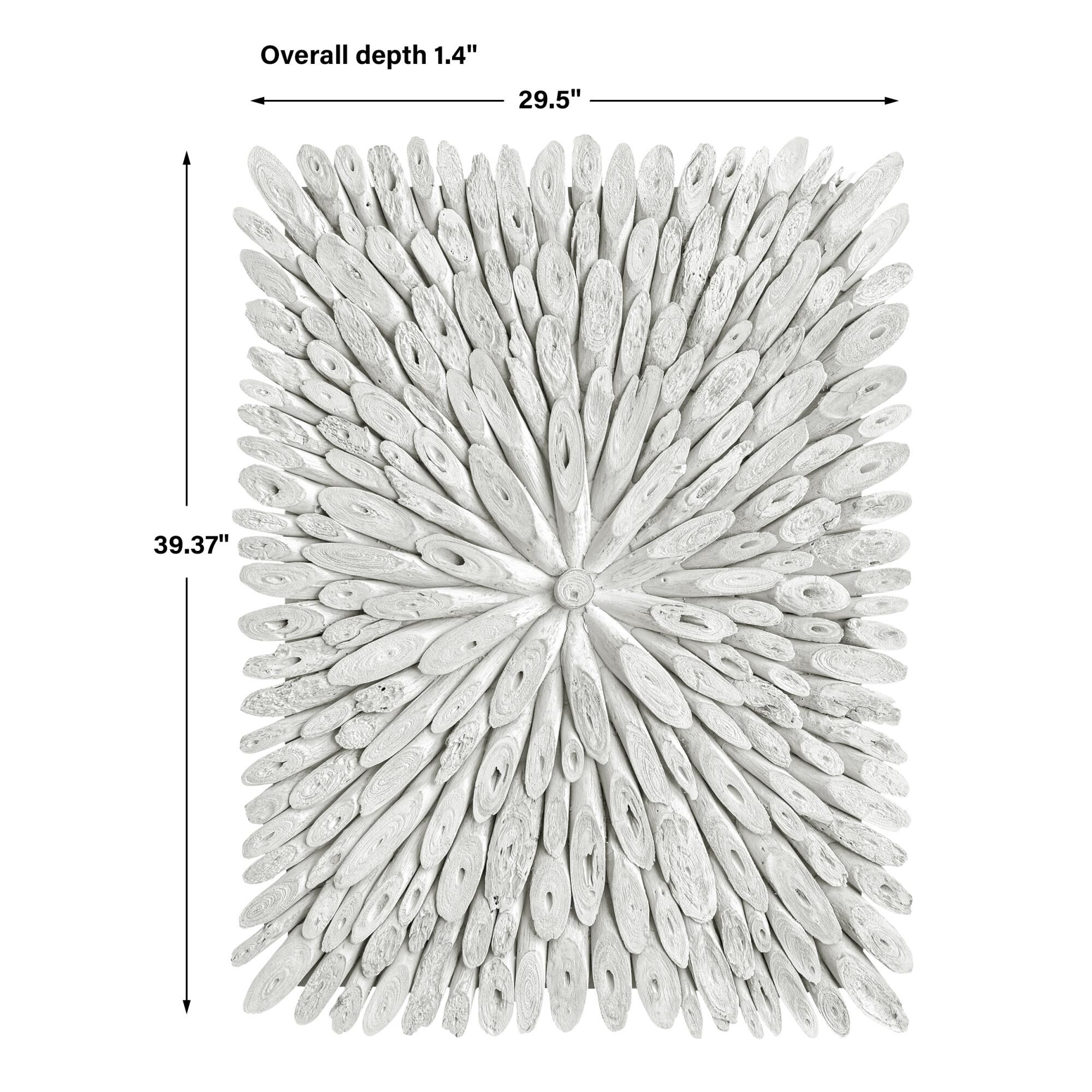 Shown in White Washed finish