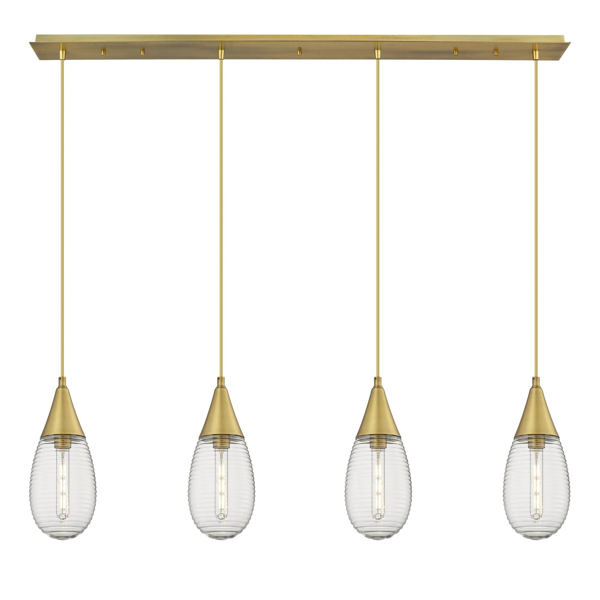 Bruno Marashlian Malone 49 Inch 4 Light Linear Suspension Light by Innovations Lighting