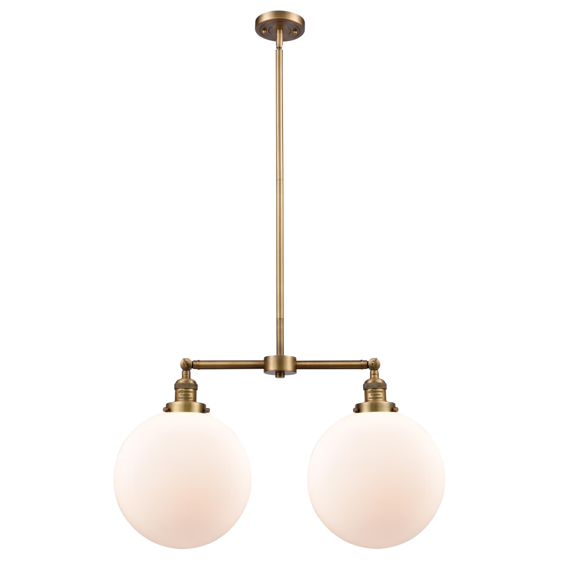 Bruno Marashlian XX-Large Beacon 27 Inch 2 Light Linear Suspension Light by Innovations Lighting