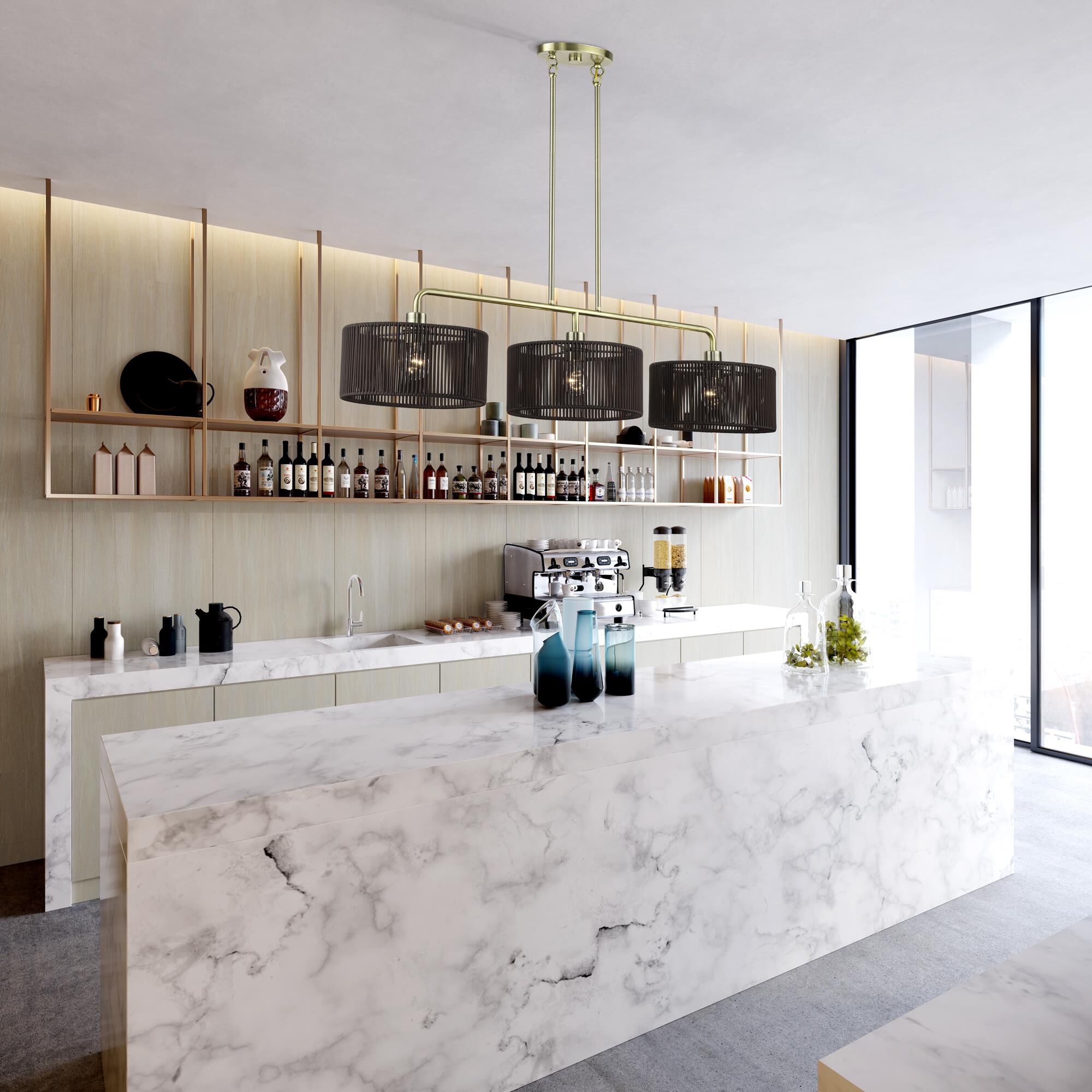 Acordia 46 Inch Linear Suspension Light by Livex Lighting