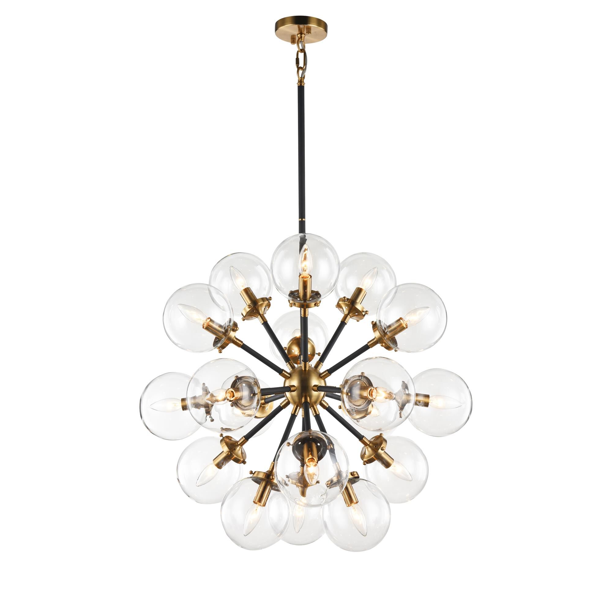 Soleil 18 Light Chandelier by Matteo Lighting