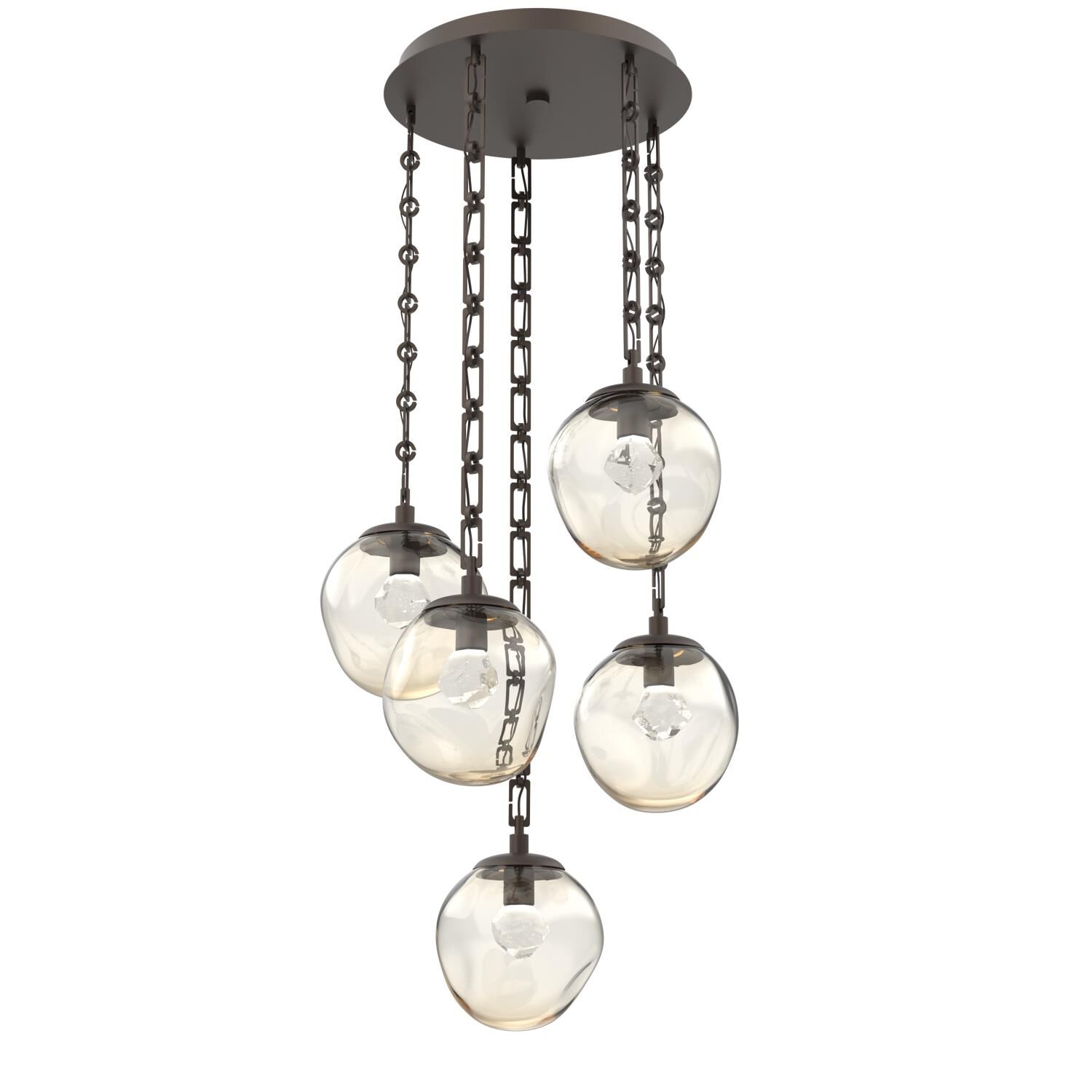 Levi Wilson Aster Led 24 Inch Multi Light Pendant by Hammerton Studio