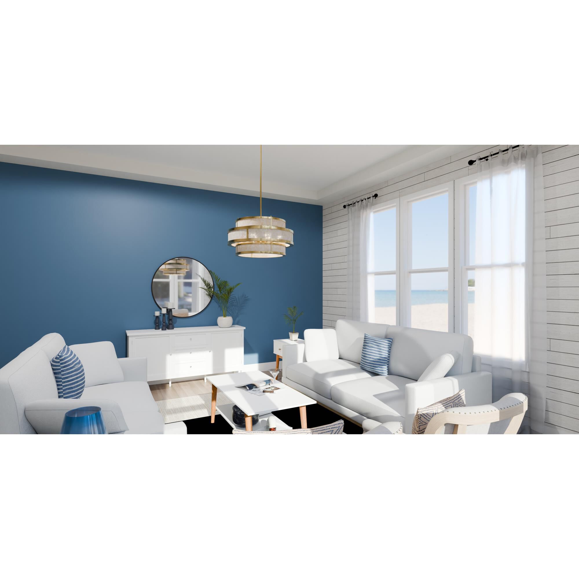 Stoneland 24 Inch Chandelier by Quoizel