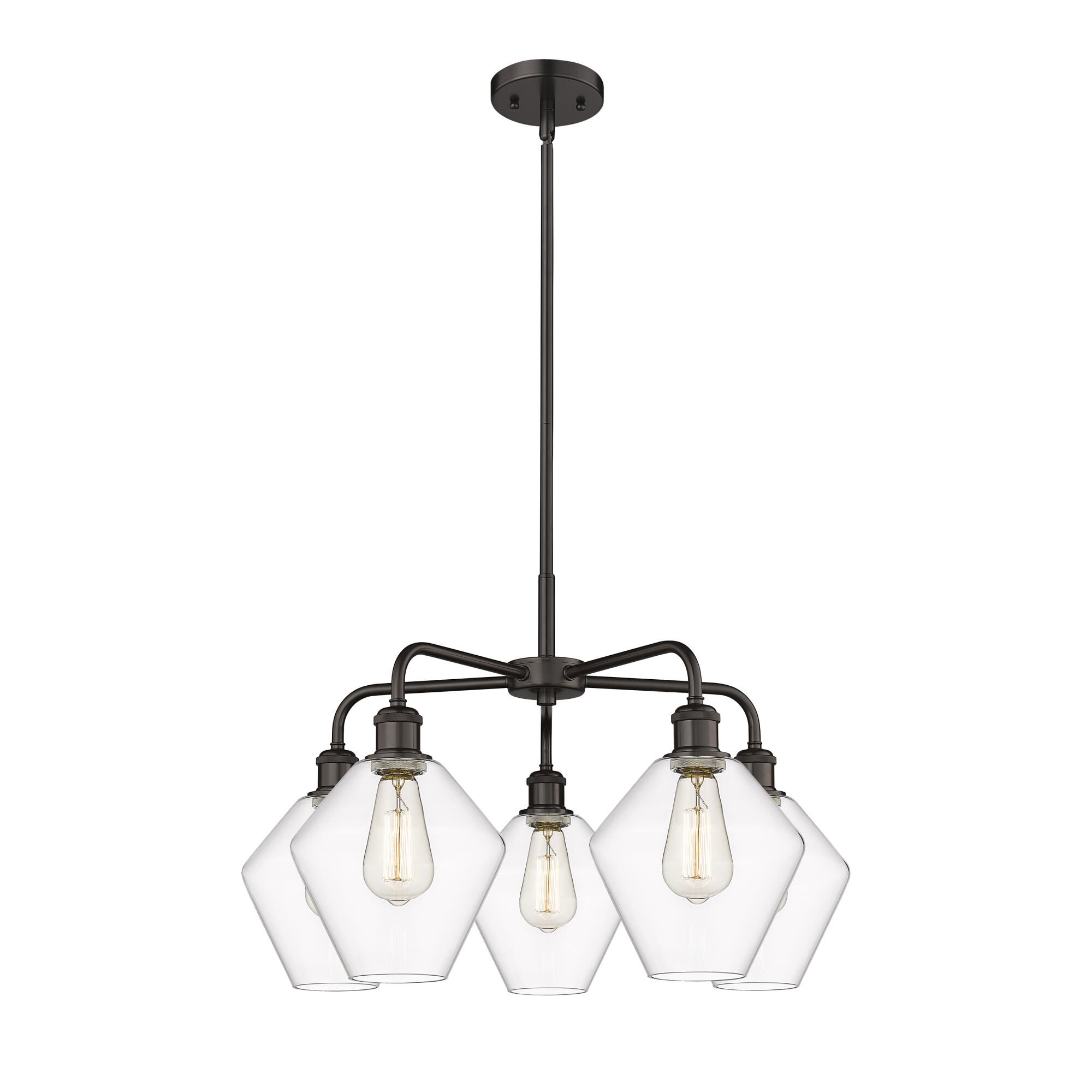 Shown in Oil Rubbed Bronze finish and Clear glass