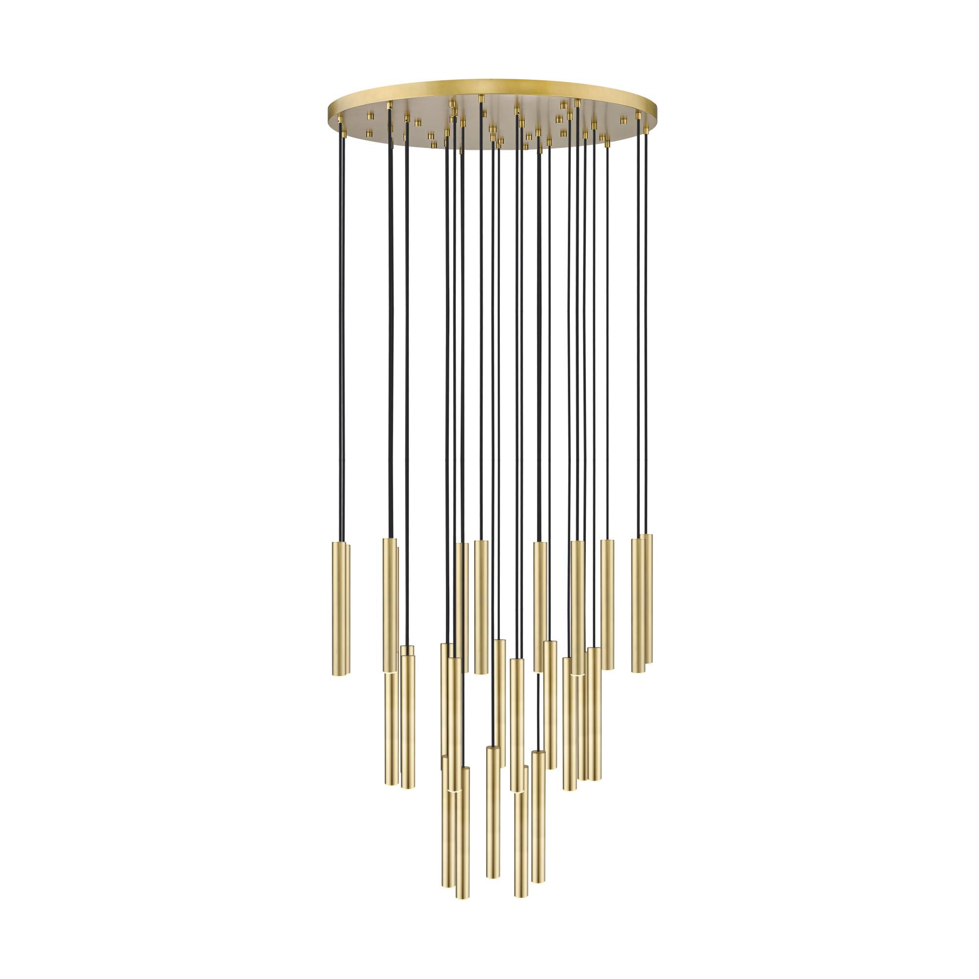 Shown in Modern Gold finish and Modern Gold glass and Modern Gold shade