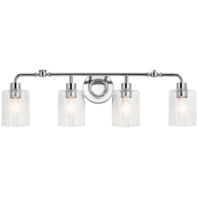 Gunnison 33 Inch 4 Light Bath Vanity Light by Kichler Lighting