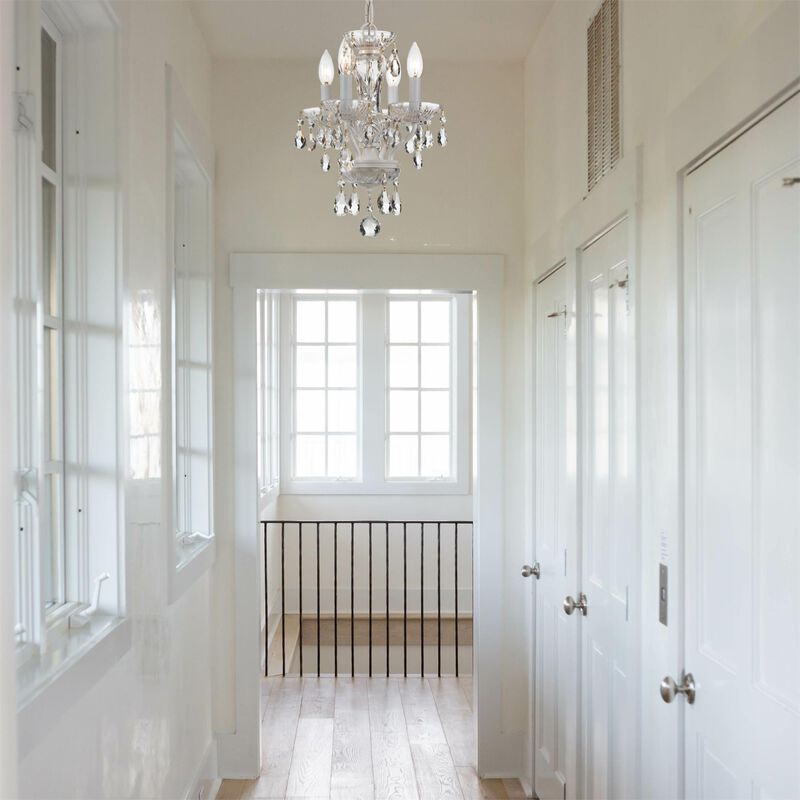 Traditional Crystal 11 Inch Chandelier by Crystorama