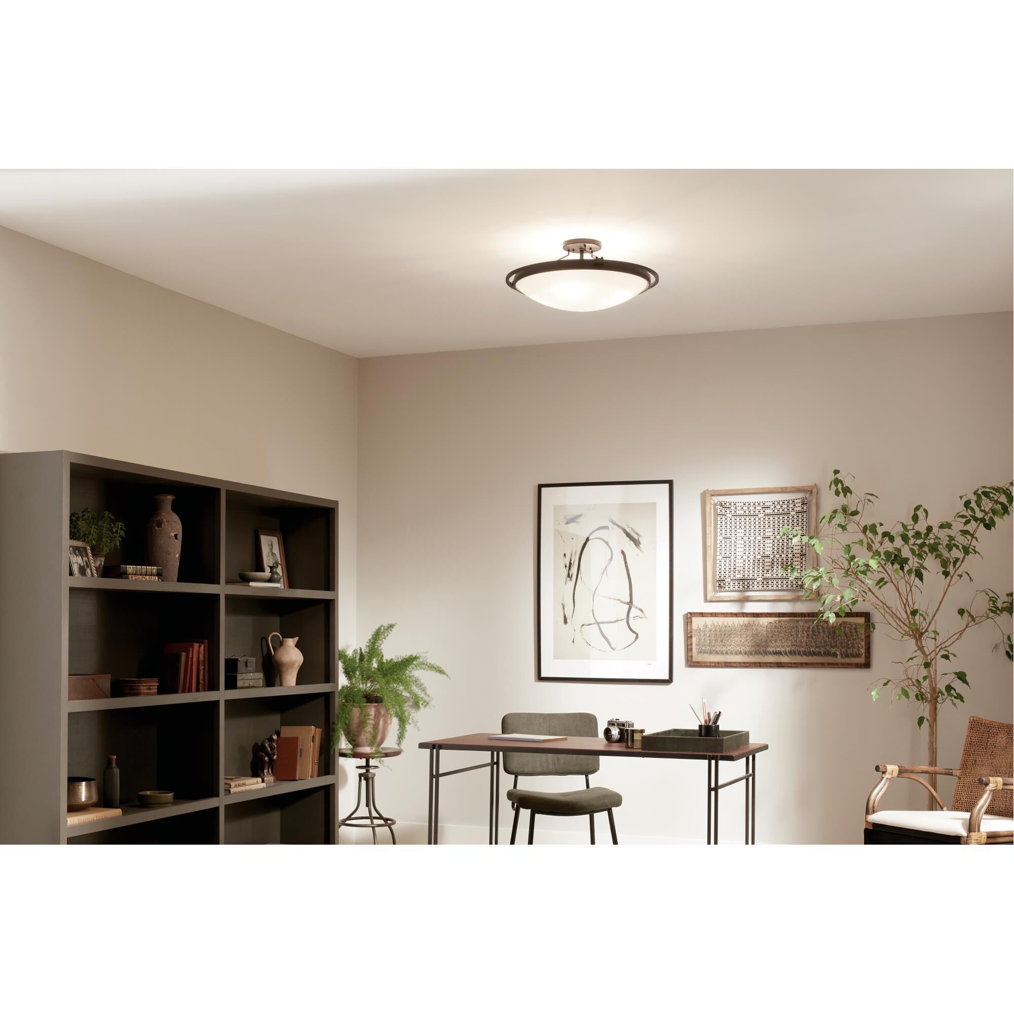 No Family 23 Inch 4 Light Semi Flush Mount by Kichler Lighting