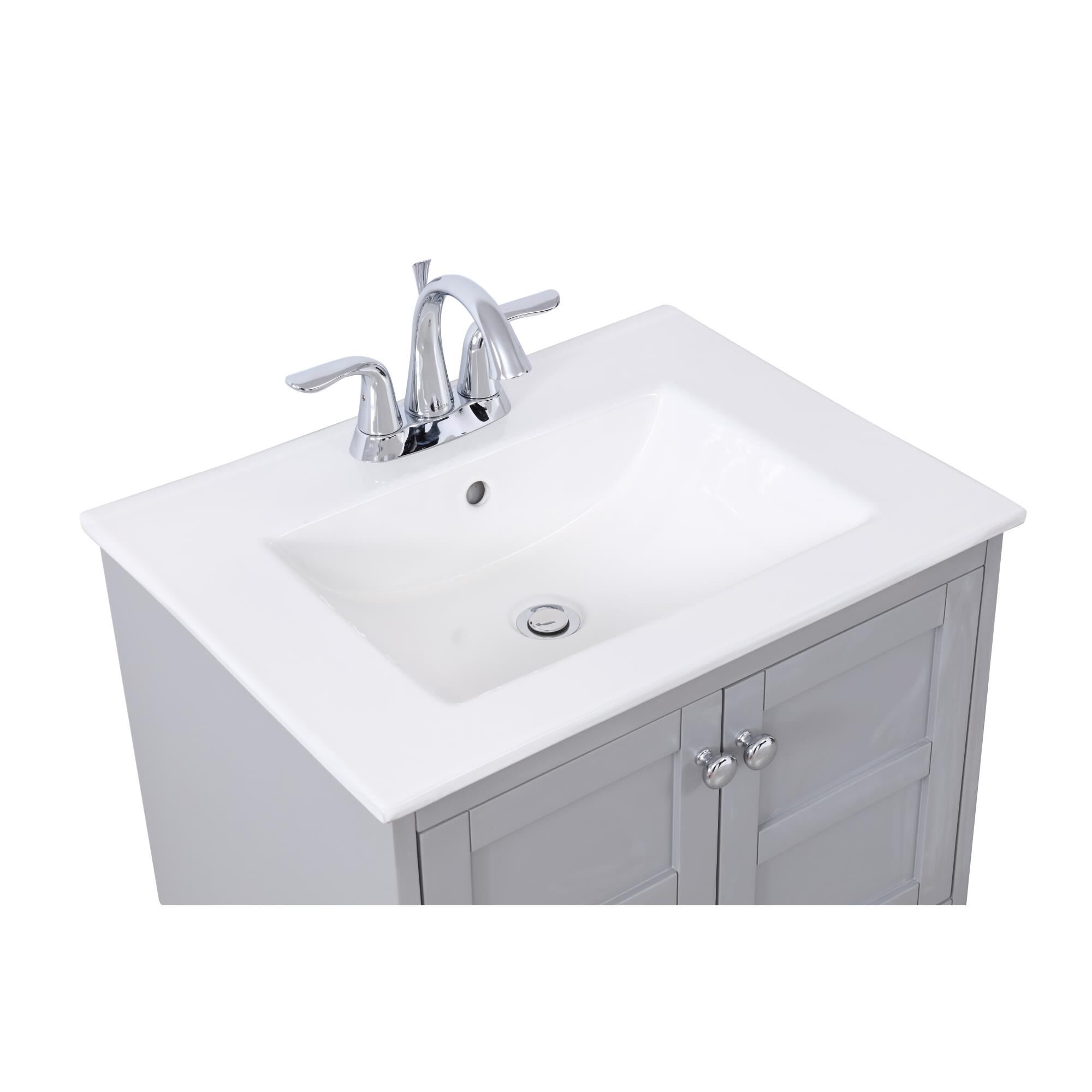 Shown in Grey finish