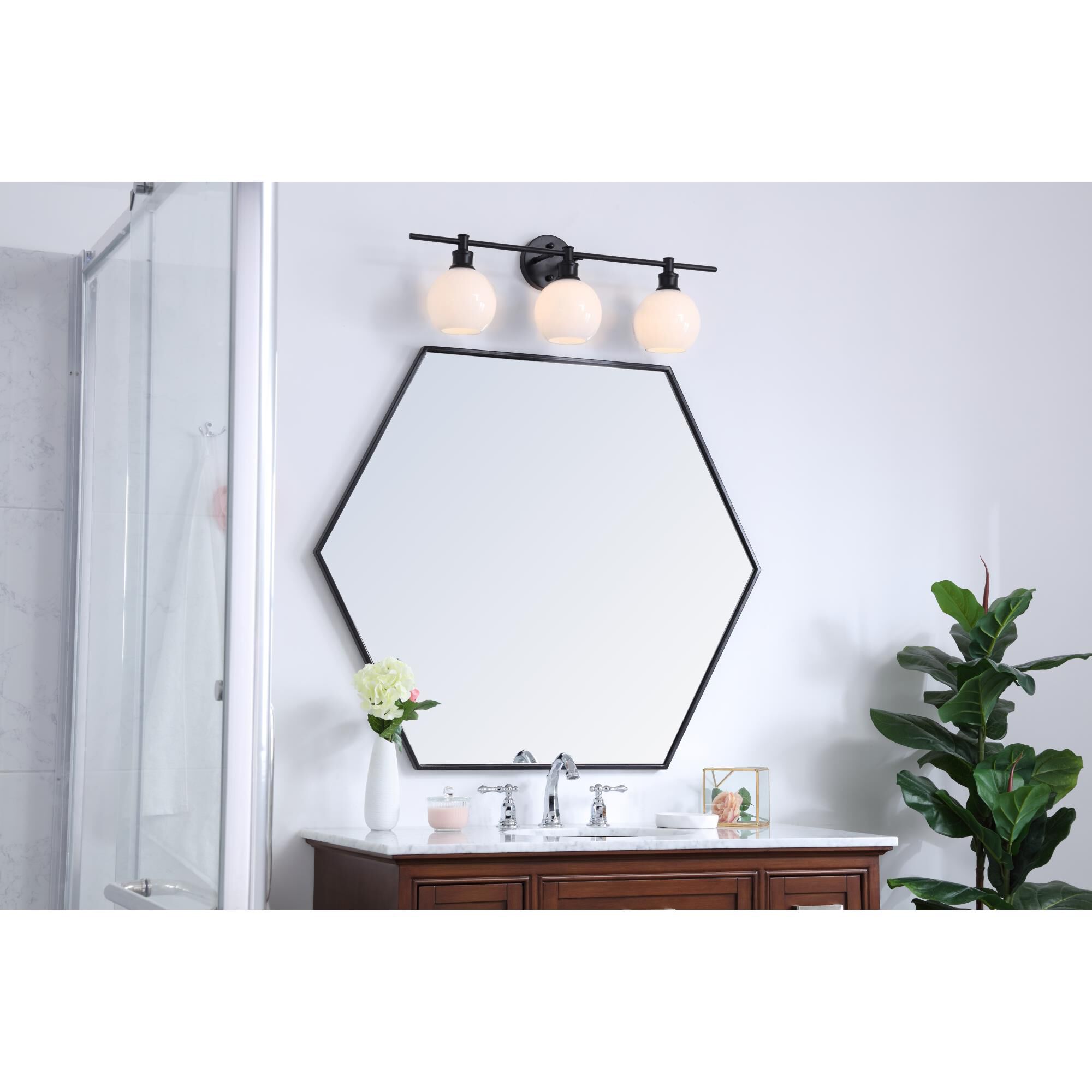 Collier 28 Inch Bath Vanity Light by Elegant Lighting