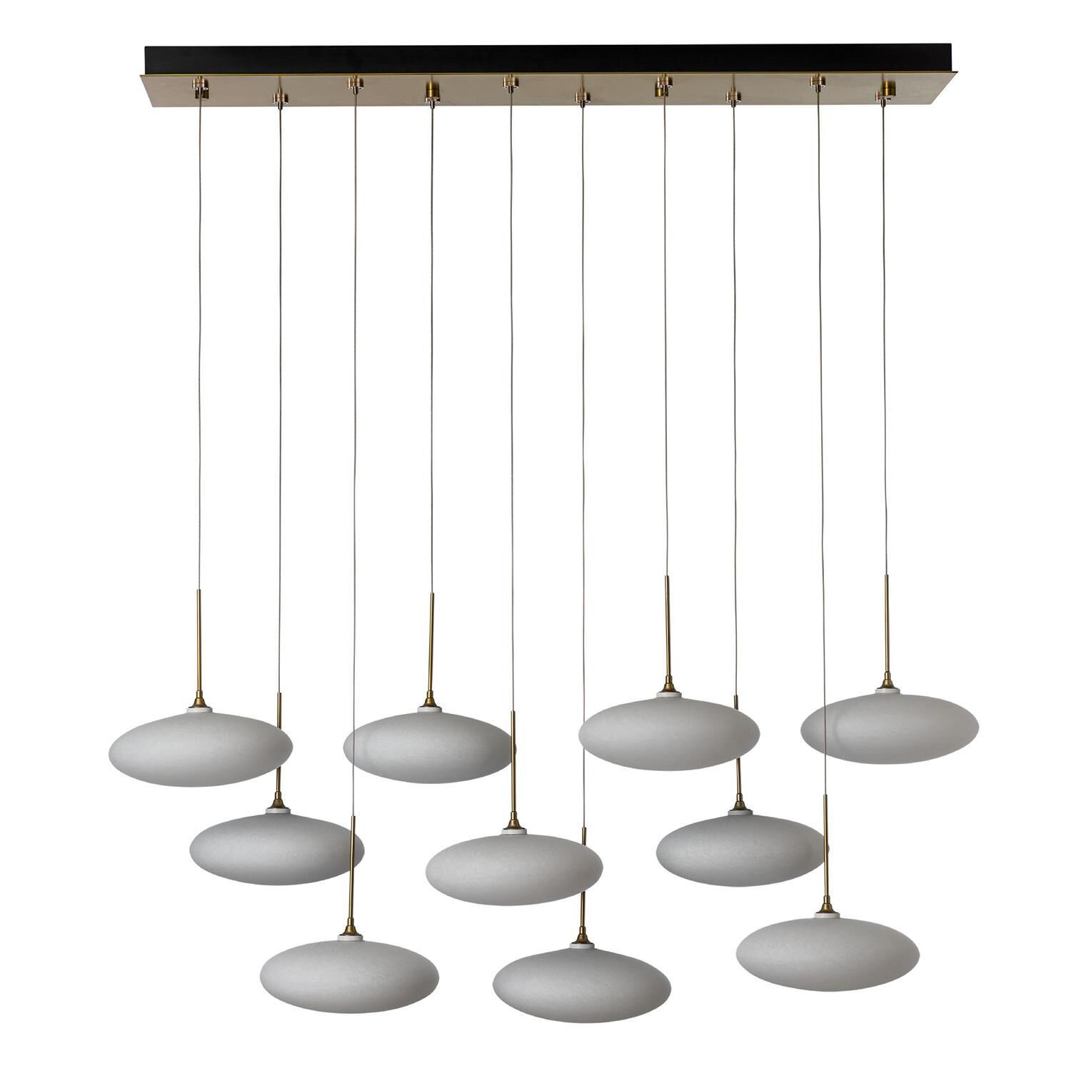 Clouds 48 Inch Linear Suspension Light by Hubbardton Forge