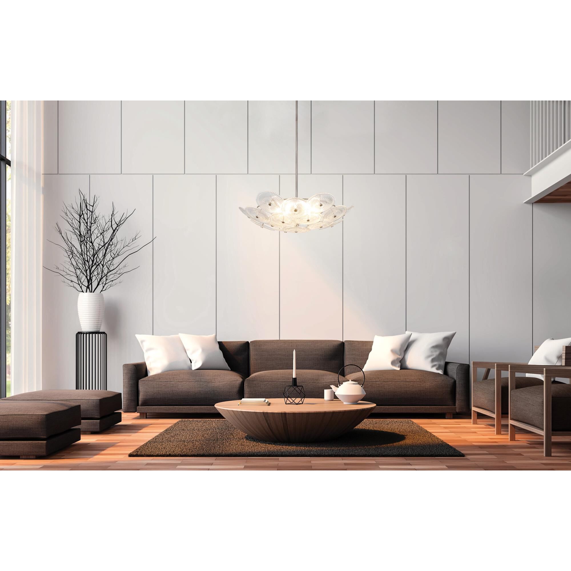 Avril 29 Inch Chandelier by Eglo Lighting