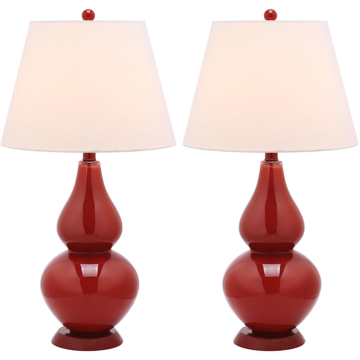 Cybil Double Gourd 26 Inch Table Lamp by Safavieh
