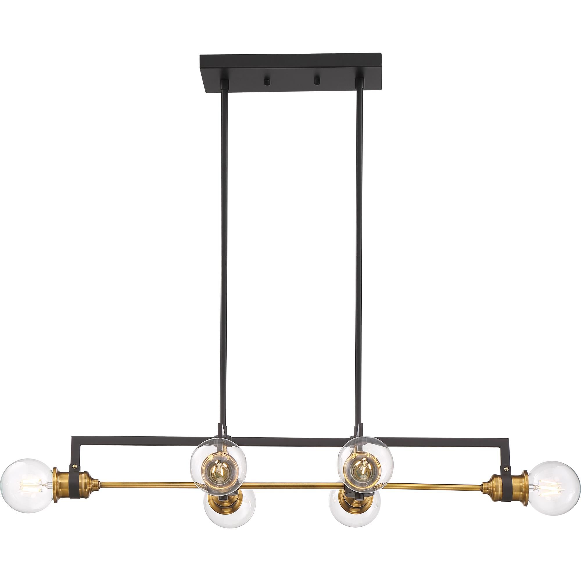 Shown in Warm Brass - Black finish
