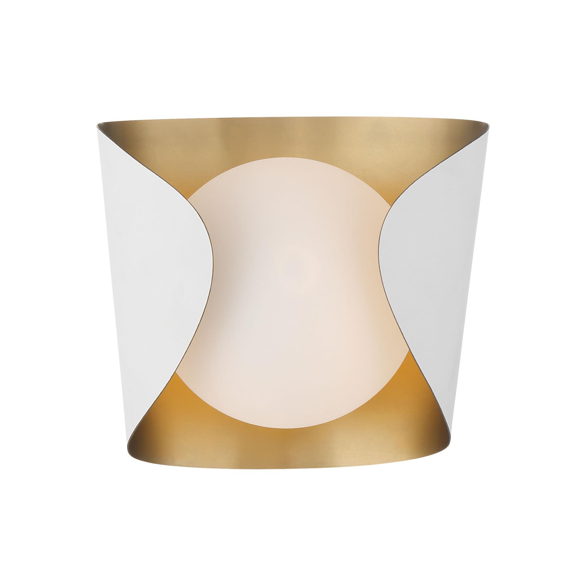 Shown in Sand White finish and White glass and Etched Opal Glass shade
