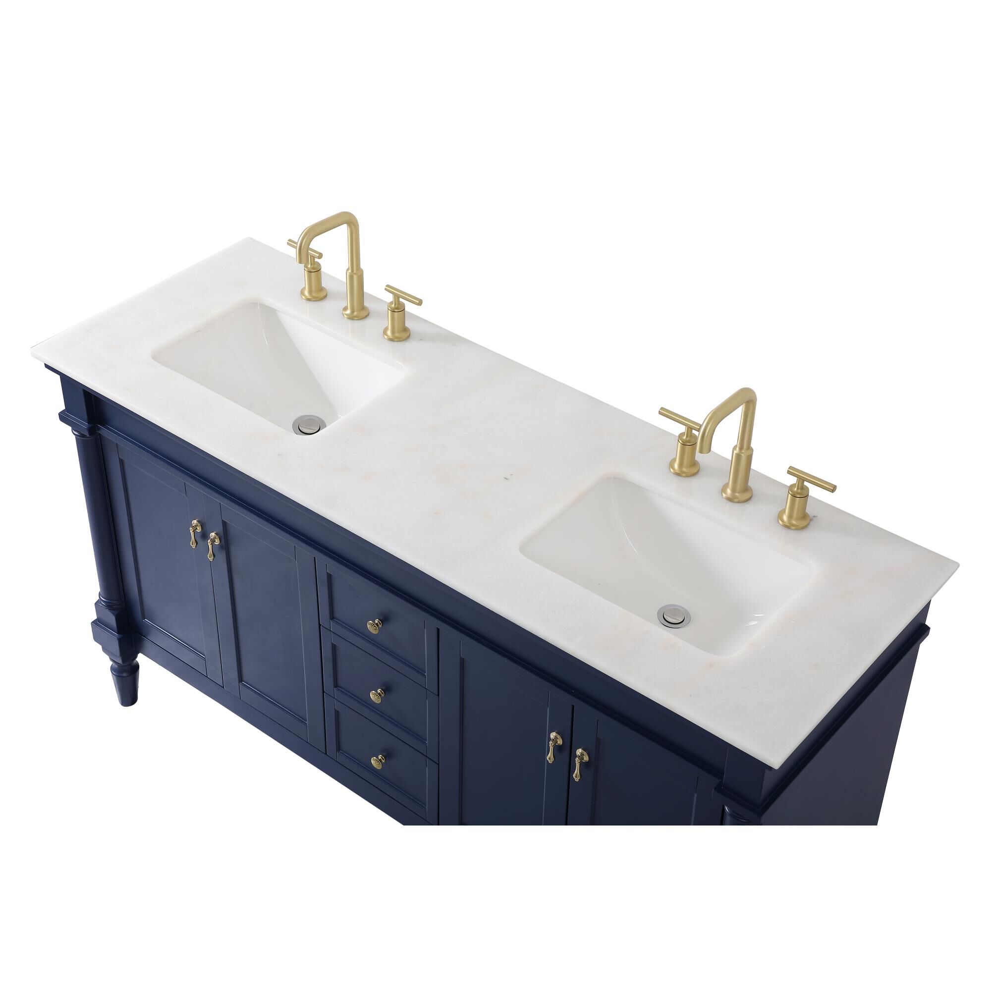 Shown in Blue finish